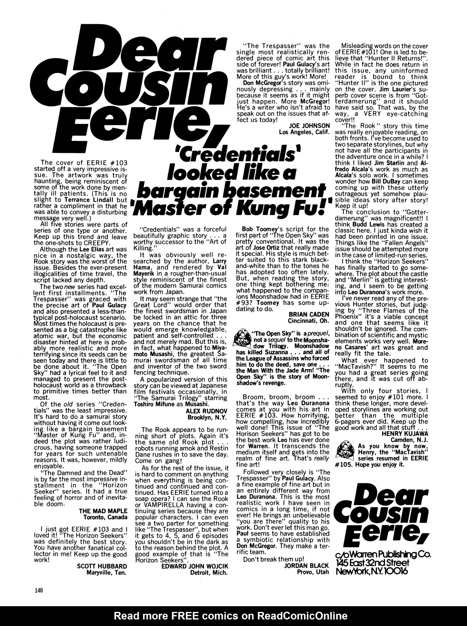 Read online Eerie Archives comic -  Issue # TPB 22 (Part 2) - 41