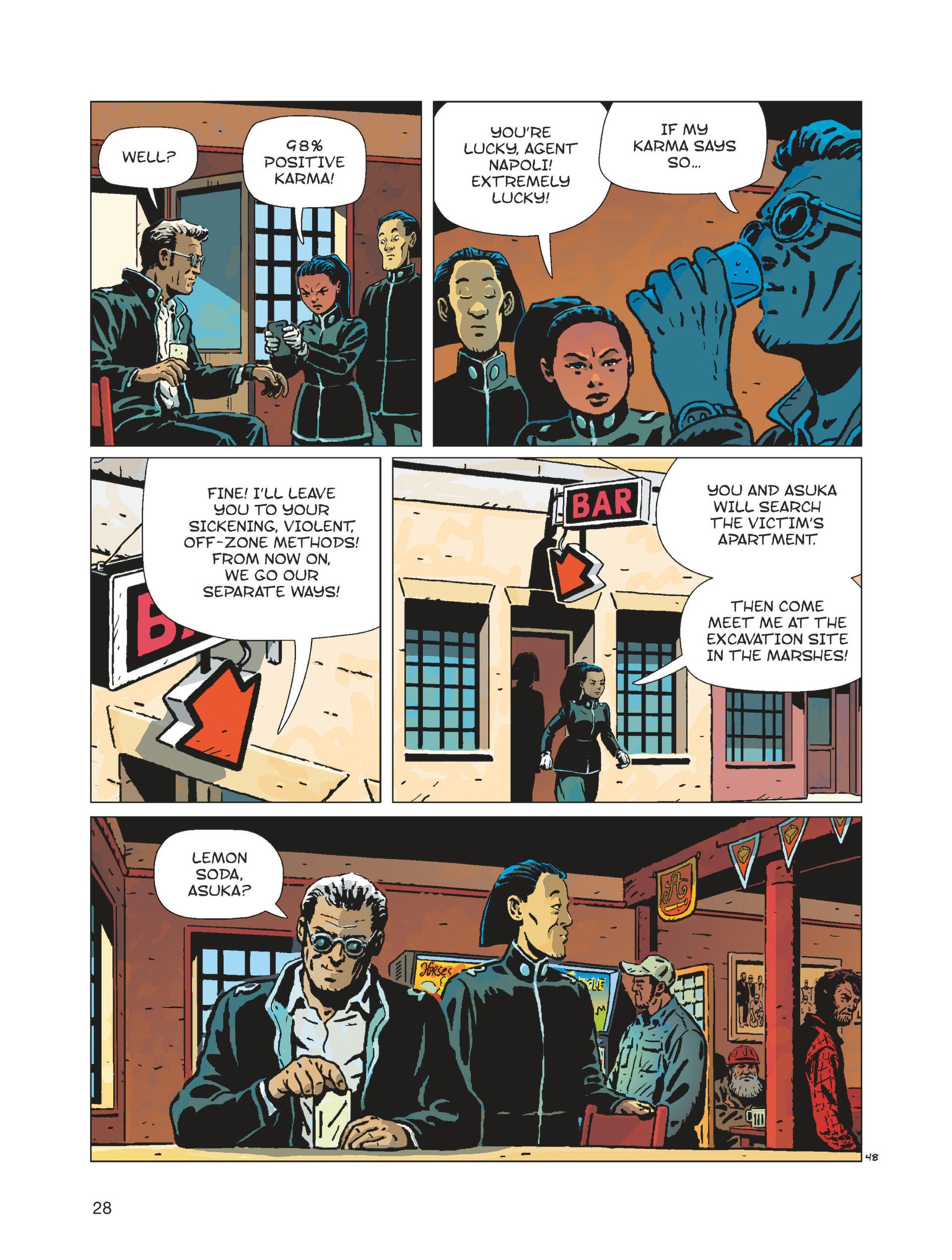 Read online Karma City comic -  Issue #2 - 28