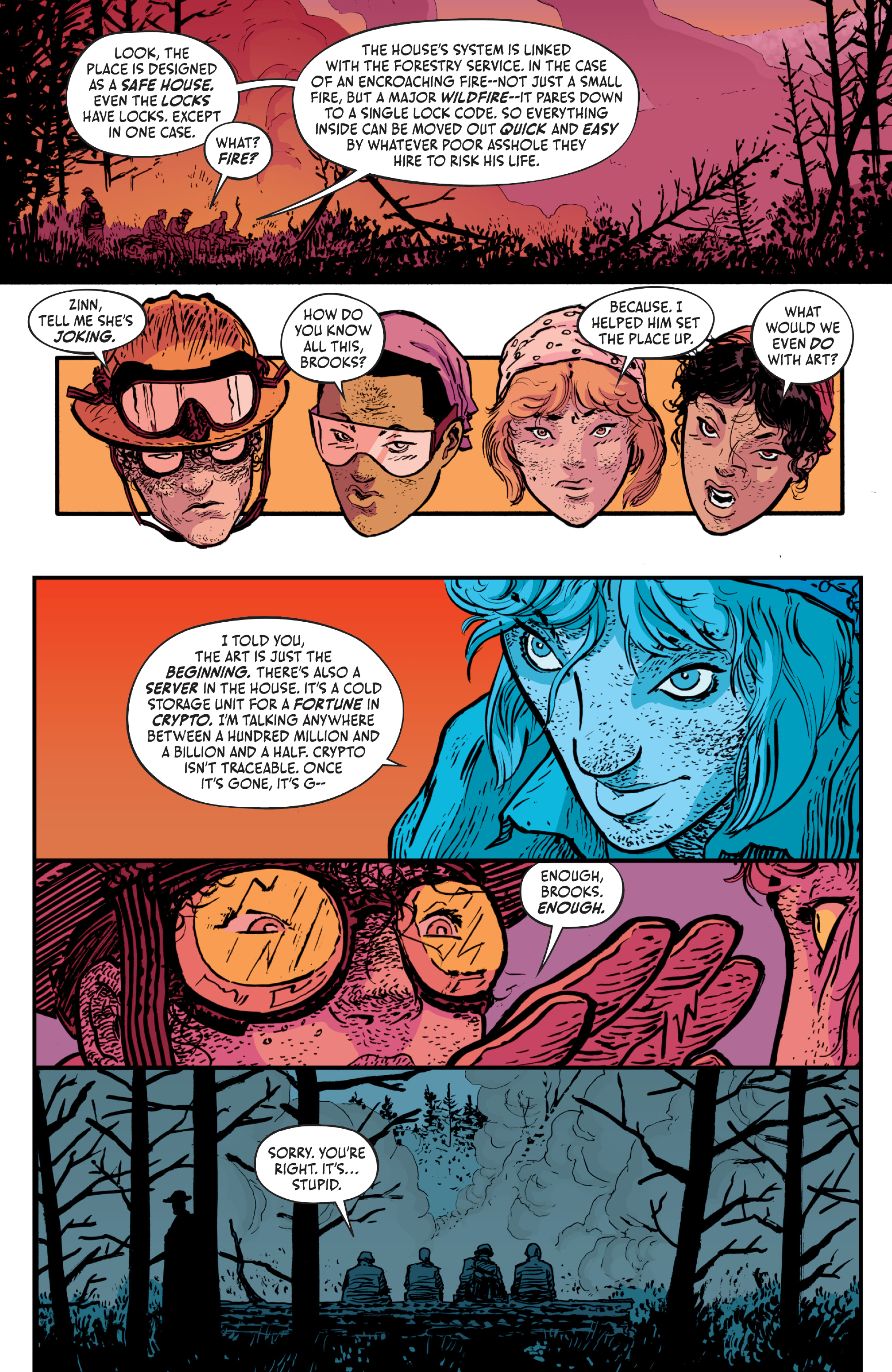 Read online Dark Spaces: Wildfire comic -  Issue #1 - 21