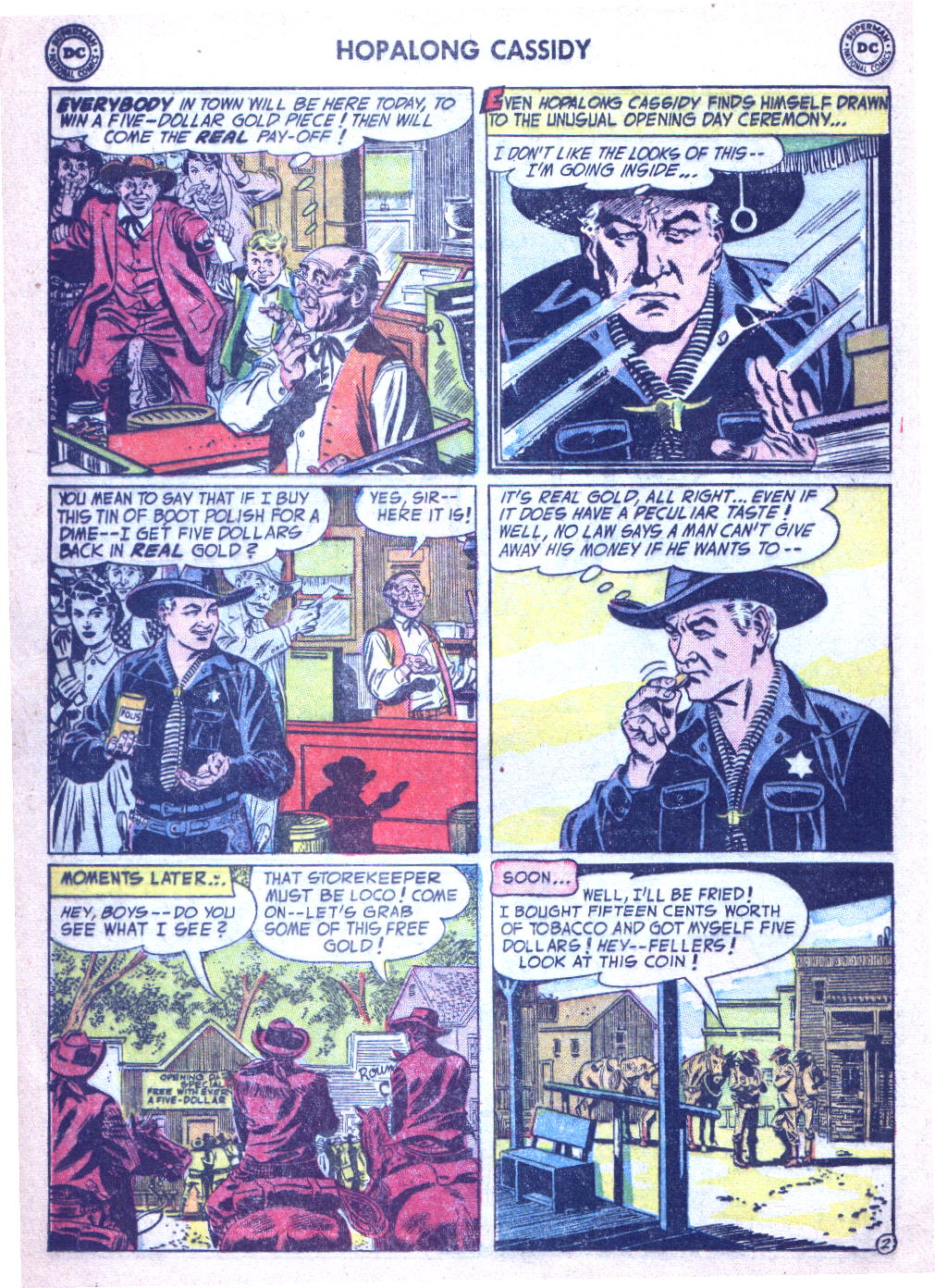 Read online Hopalong Cassidy comic -  Issue #86 - 16