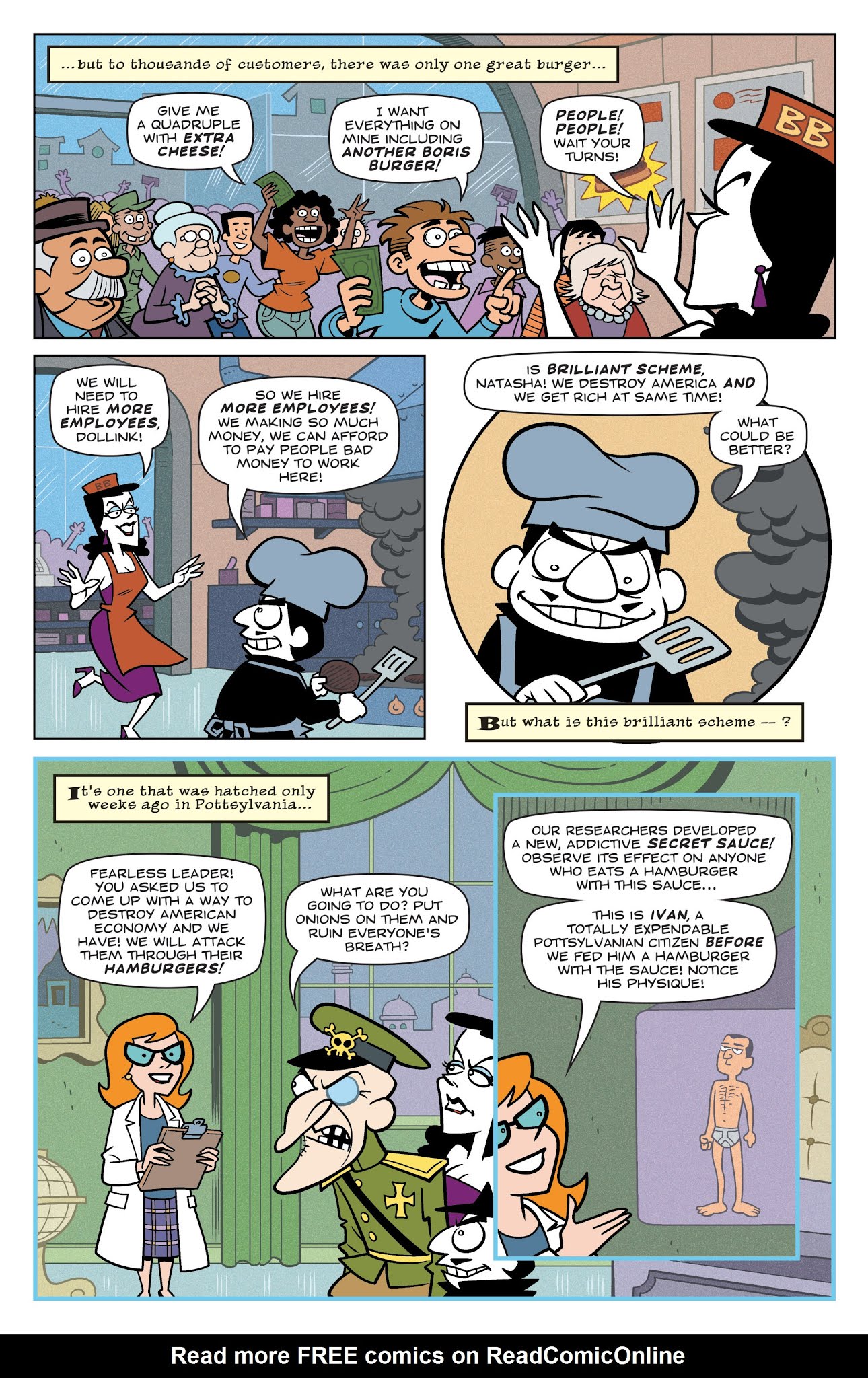 Read online Rocky and Bullwinkle comic -  Issue #4 - 6