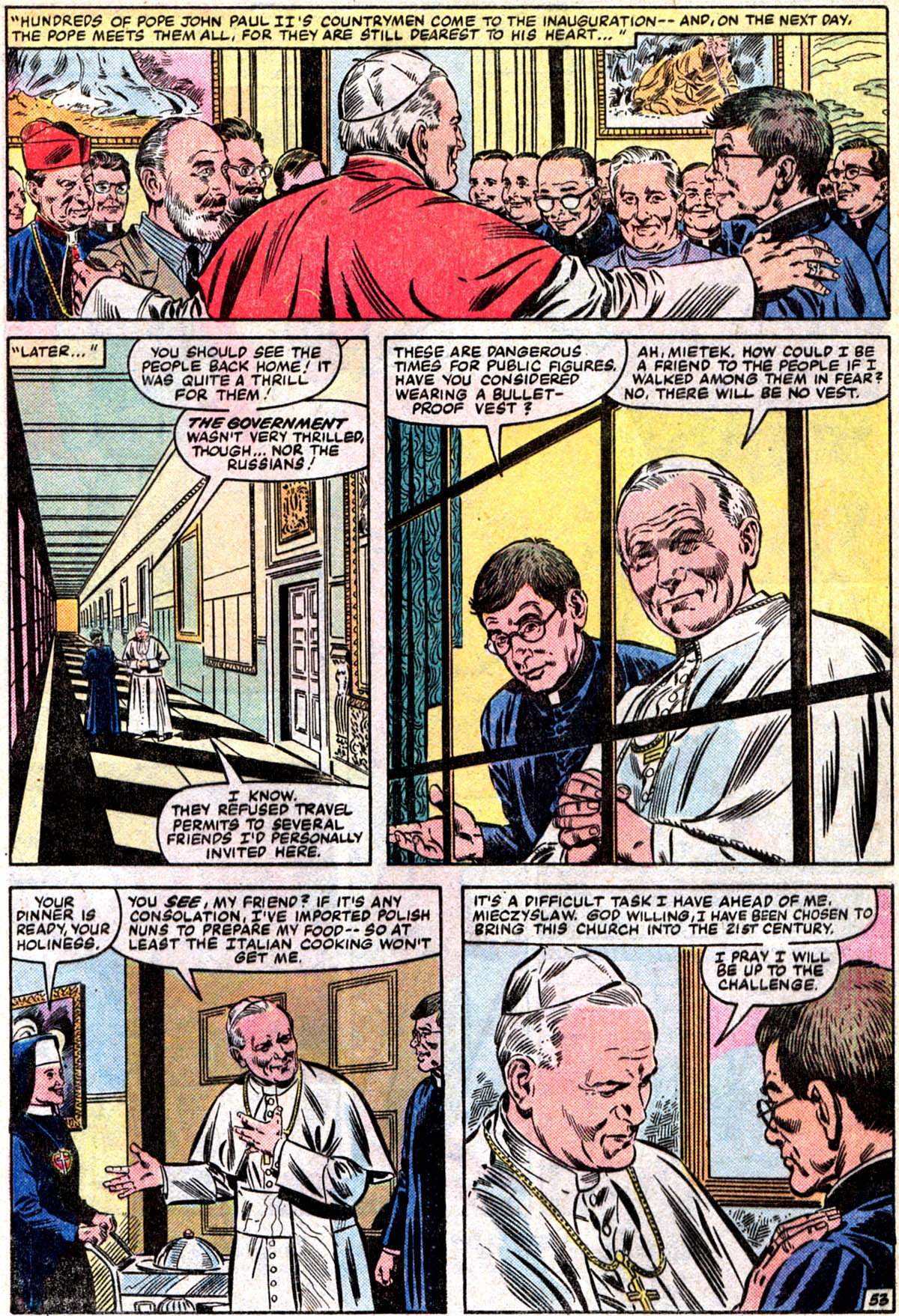 Read online The Life of Pope John Paul II comic -  Issue # Full - 56