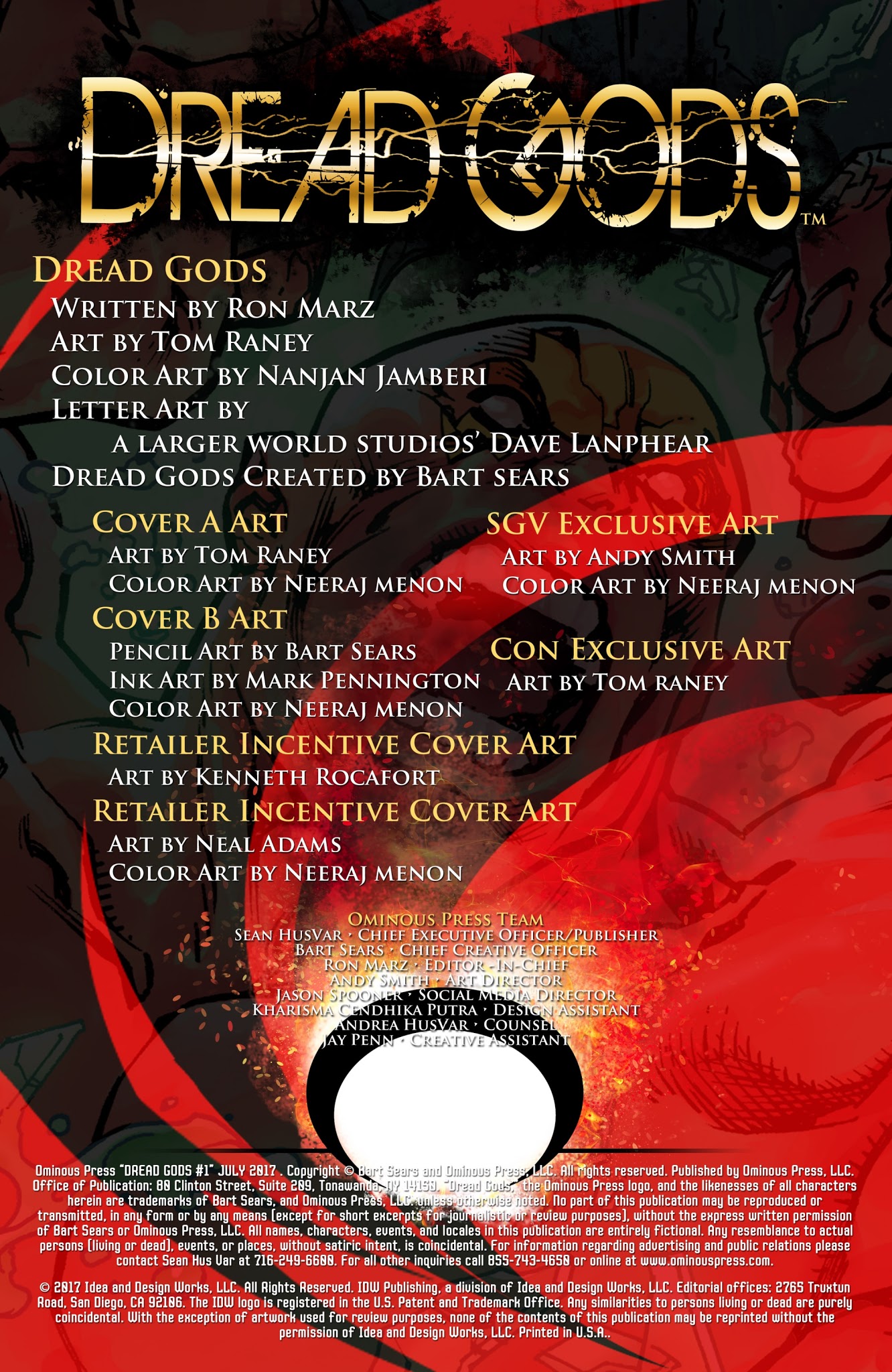 Read online Dread Gods comic -  Issue #1 - 2