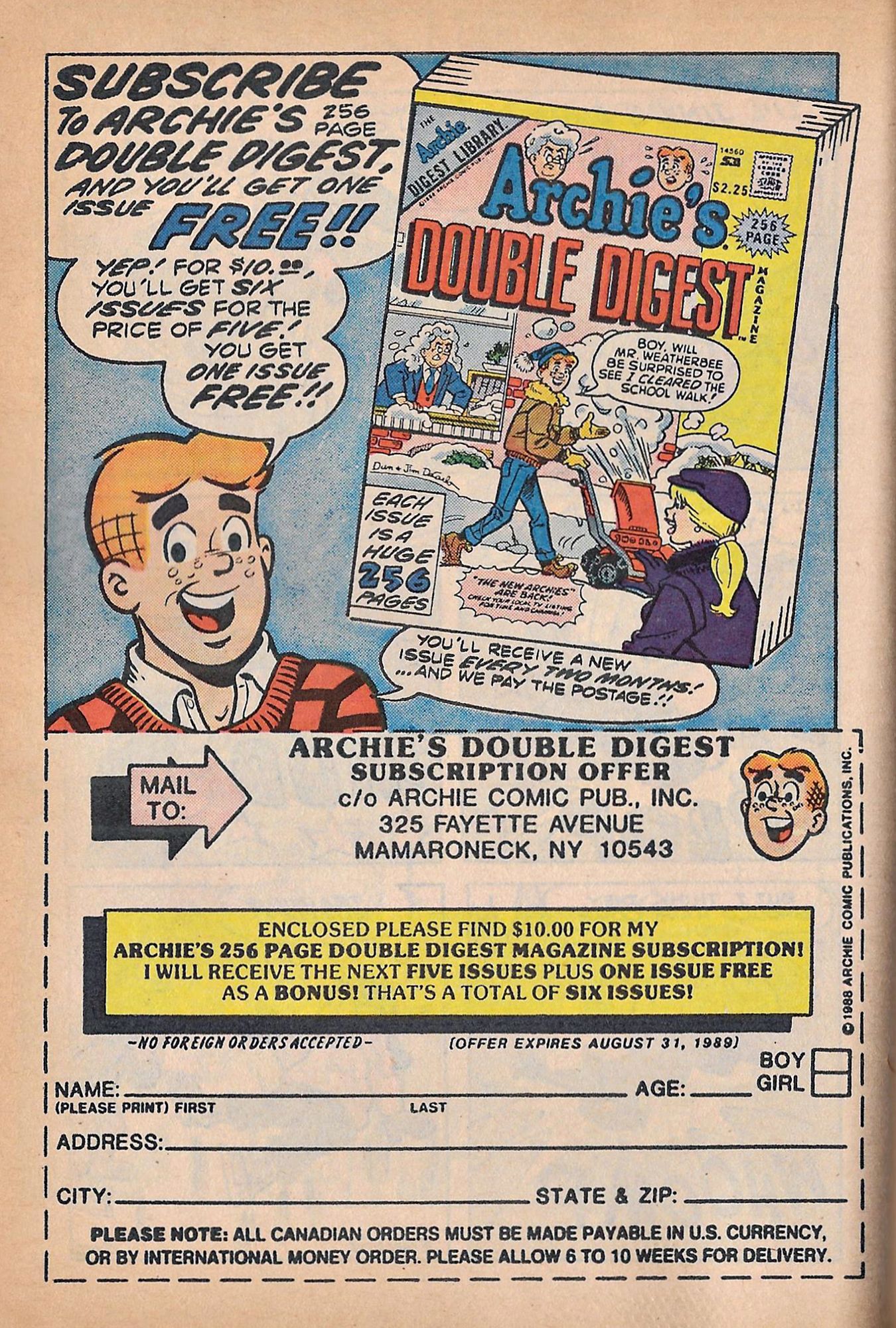 Read online Little Archie Comics Digest Magazine comic -  Issue #36 - 68