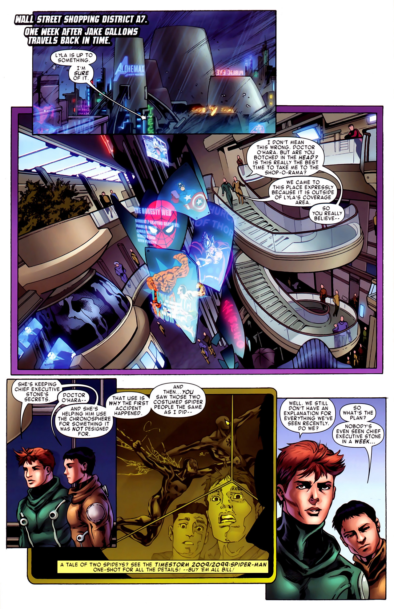 Read online Timestorm 2009/2099 comic -  Issue #3 - 5