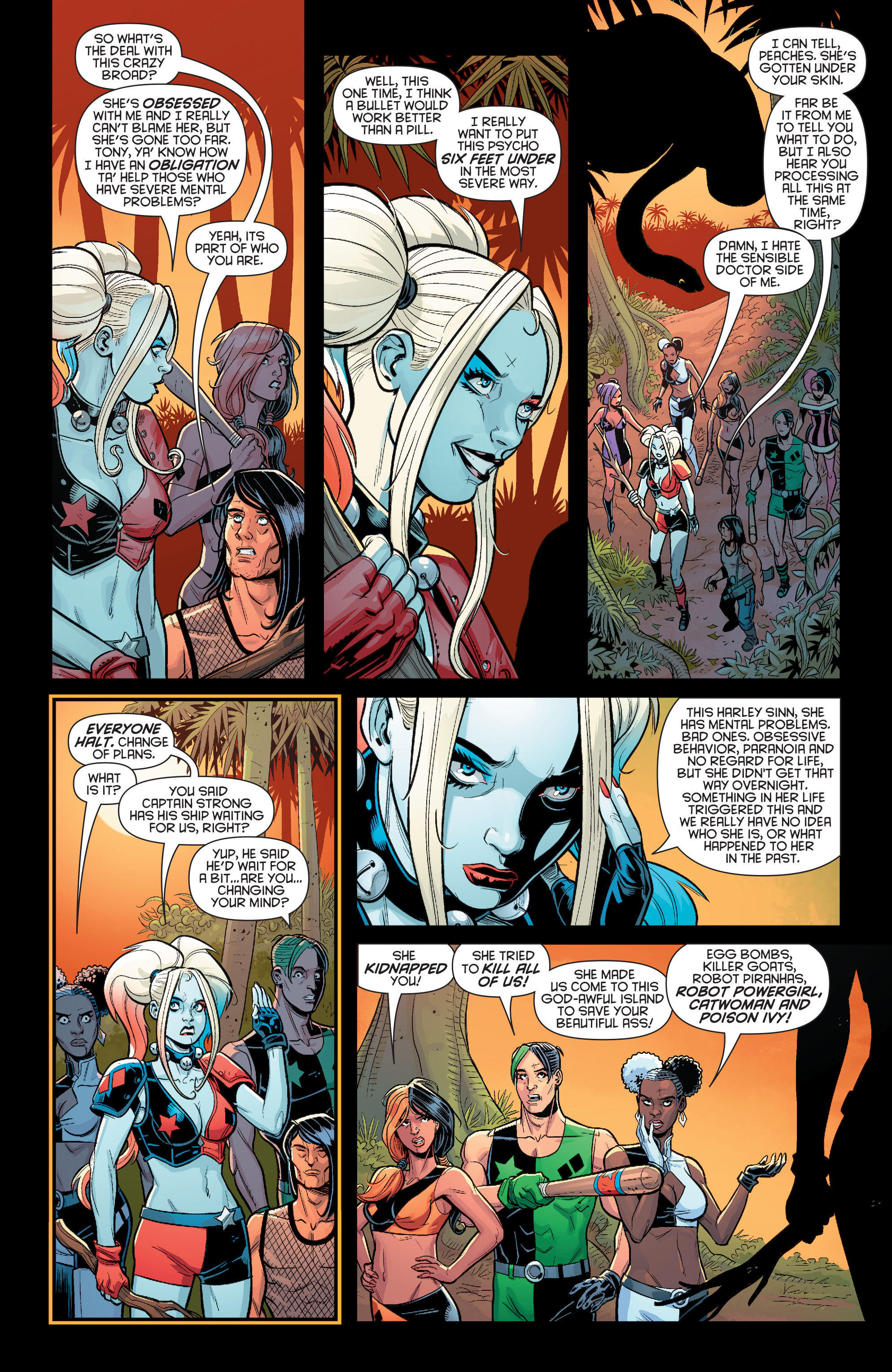 Read online Harley Quinn And Her Gang Of Harleys comic -  Issue #6 - 5