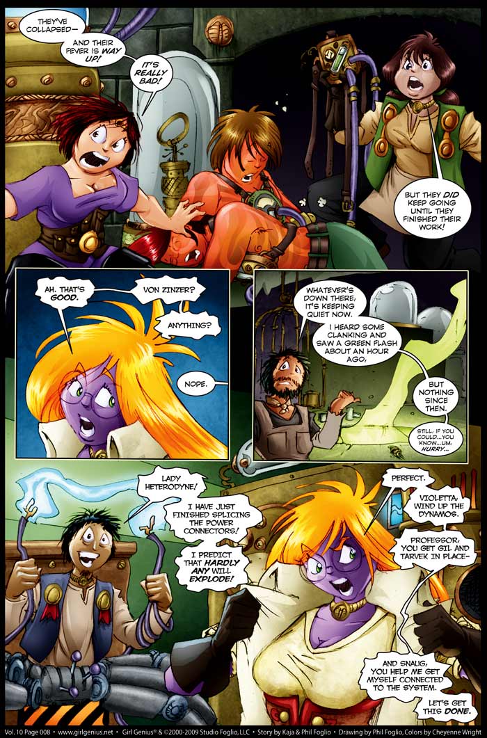 Read online Girl Genius (2002) comic -  Issue #10 - 9