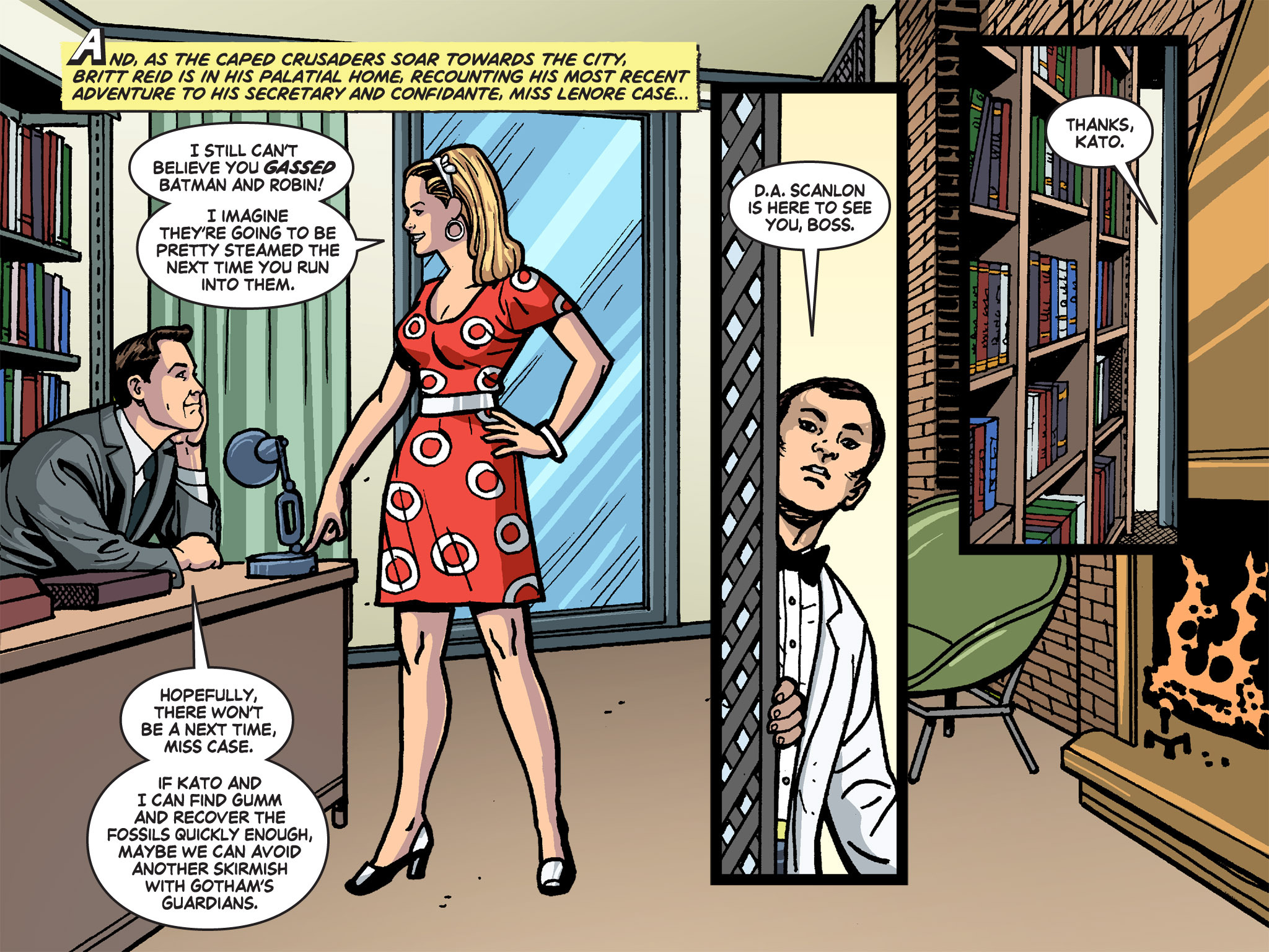 Read online Batman '66 Meets the Green Hornet [II] comic -  Issue #4 - 42