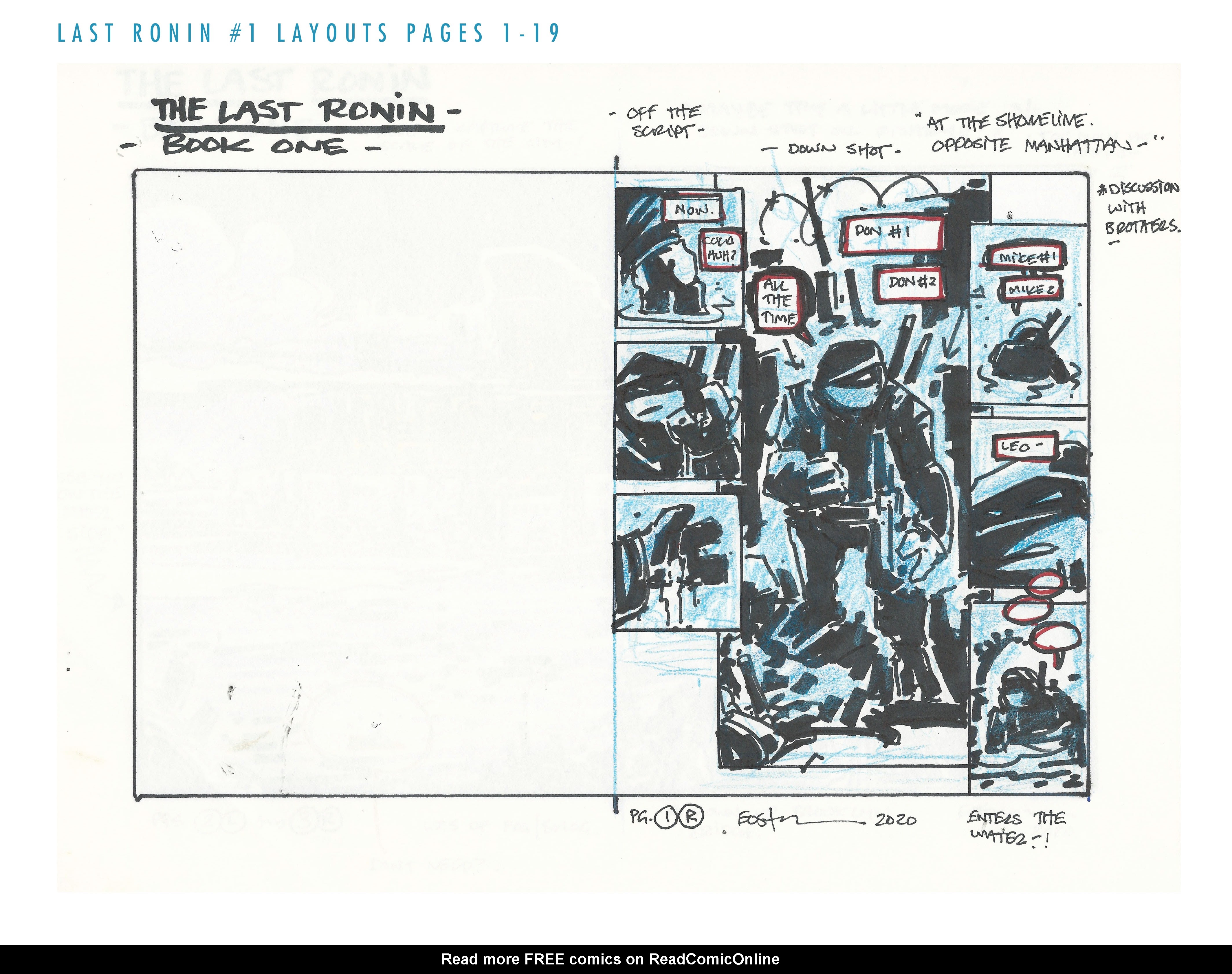 Read online Teenage Mutant Ninja Turtles: The Last Ronin comic -  Issue # _Director's Cut - 44