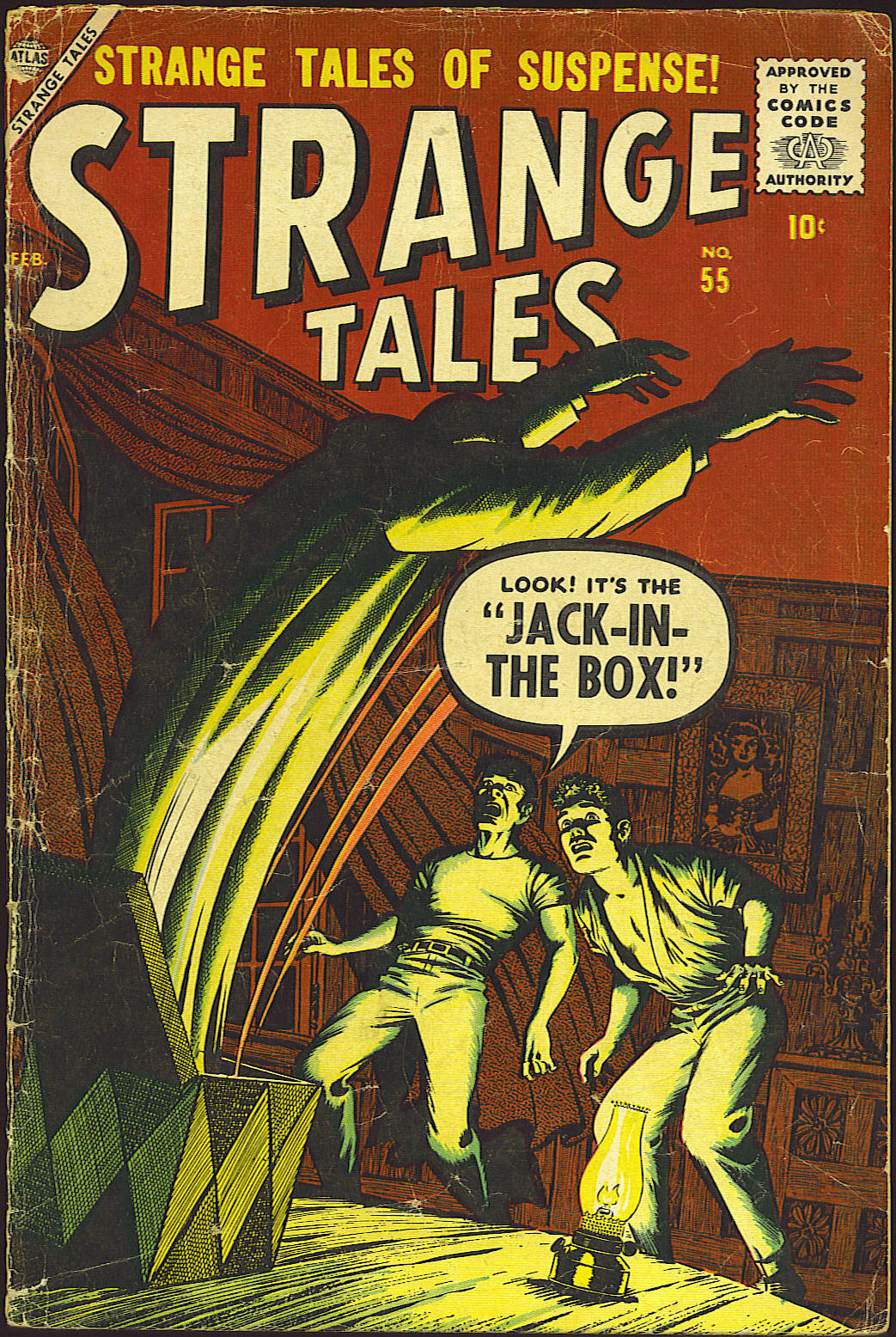 Read online Strange Tales (1951) comic -  Issue #55 - 1