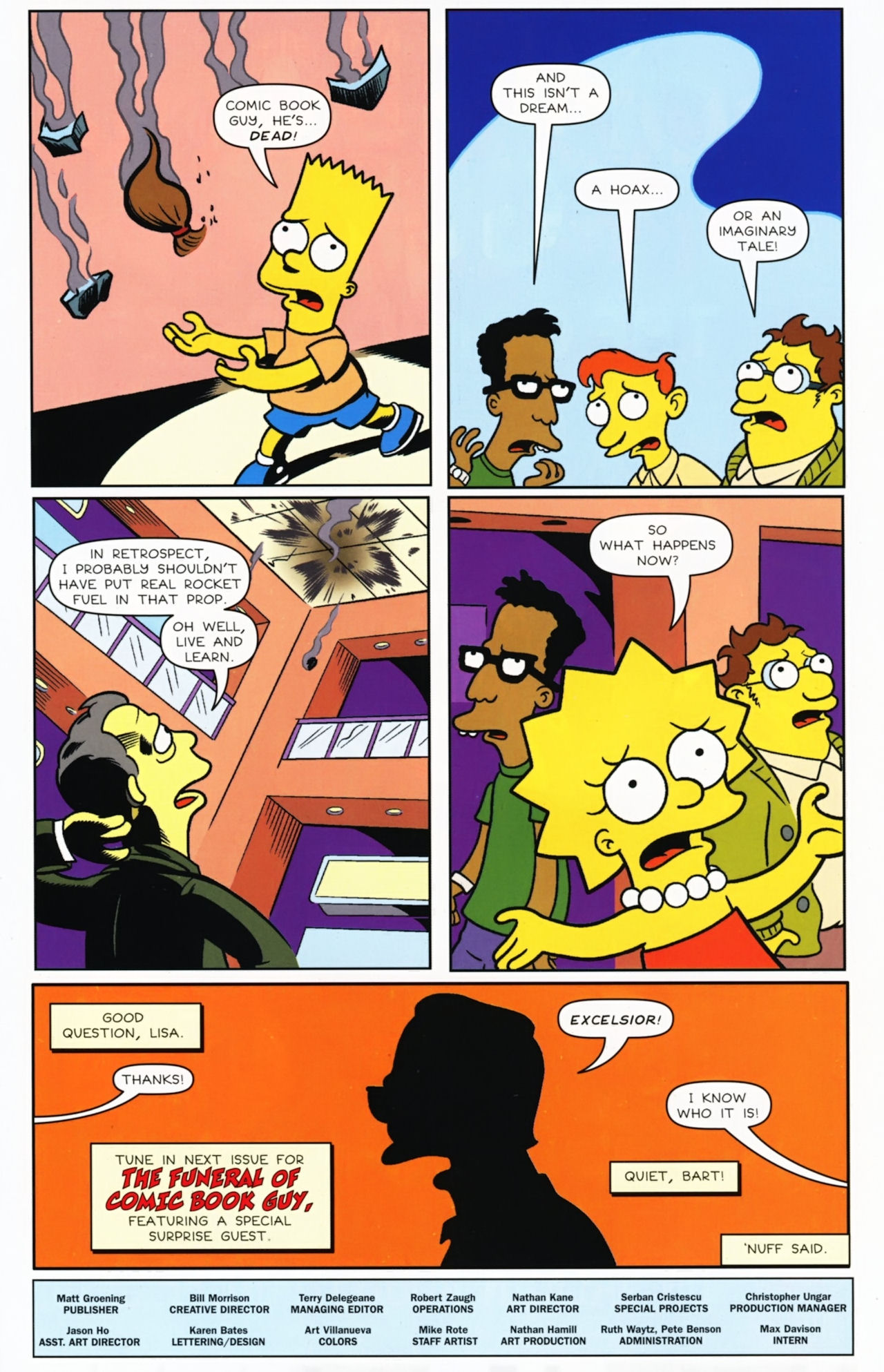 Read online Bongo Comics presents Comic Book Guy: The Comic Book comic -  Issue #1 - 37