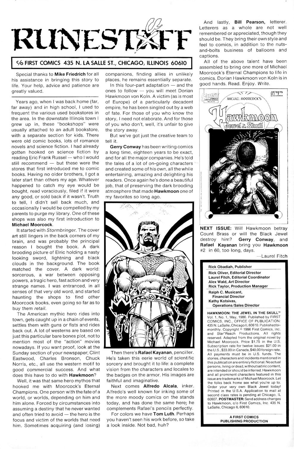 Read online Hawkmoon: The Jewel in the Skull comic -  Issue #1 - 2