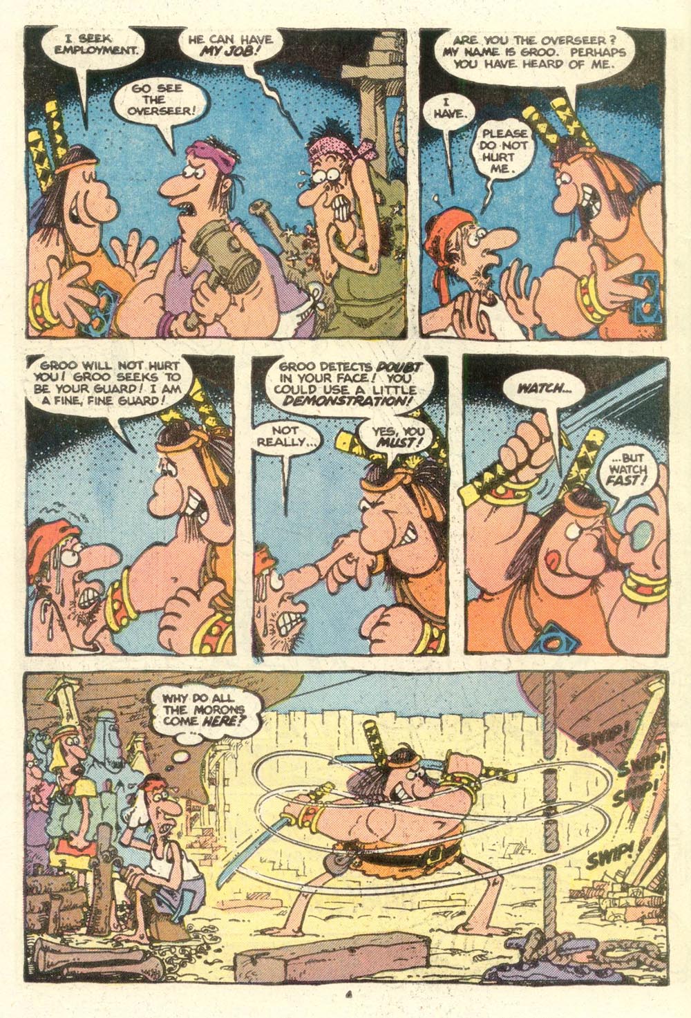 Read online Sergio Aragonés Groo the Wanderer comic -  Issue #16 - 4