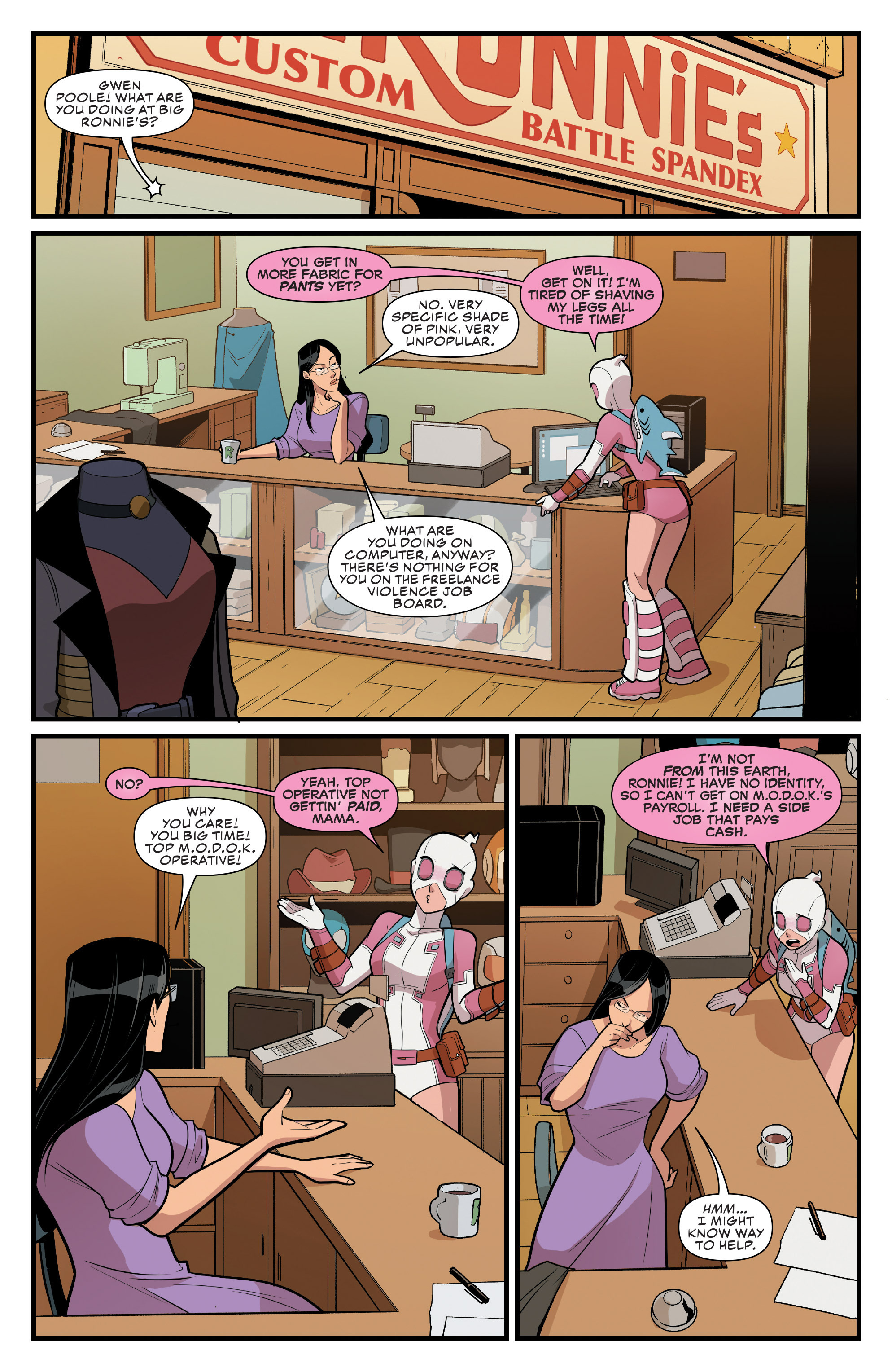Read online The Unbelievable Gwenpool comic -  Issue #3 - 7