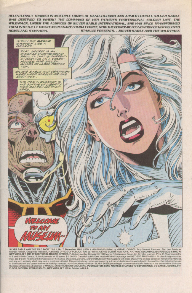 Read online Silver Sable and the Wild Pack comic -  Issue #7 - 2