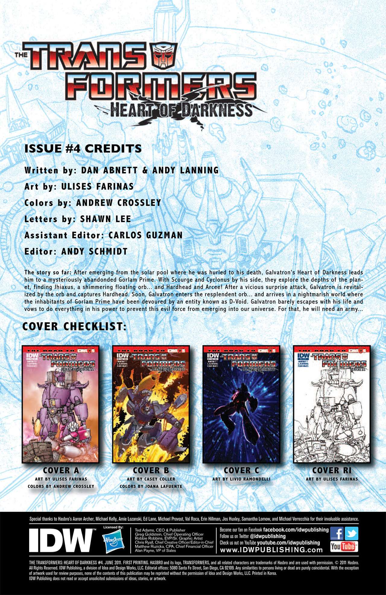 Read online Transformers: Heart of Darkness comic -  Issue #4 - 5