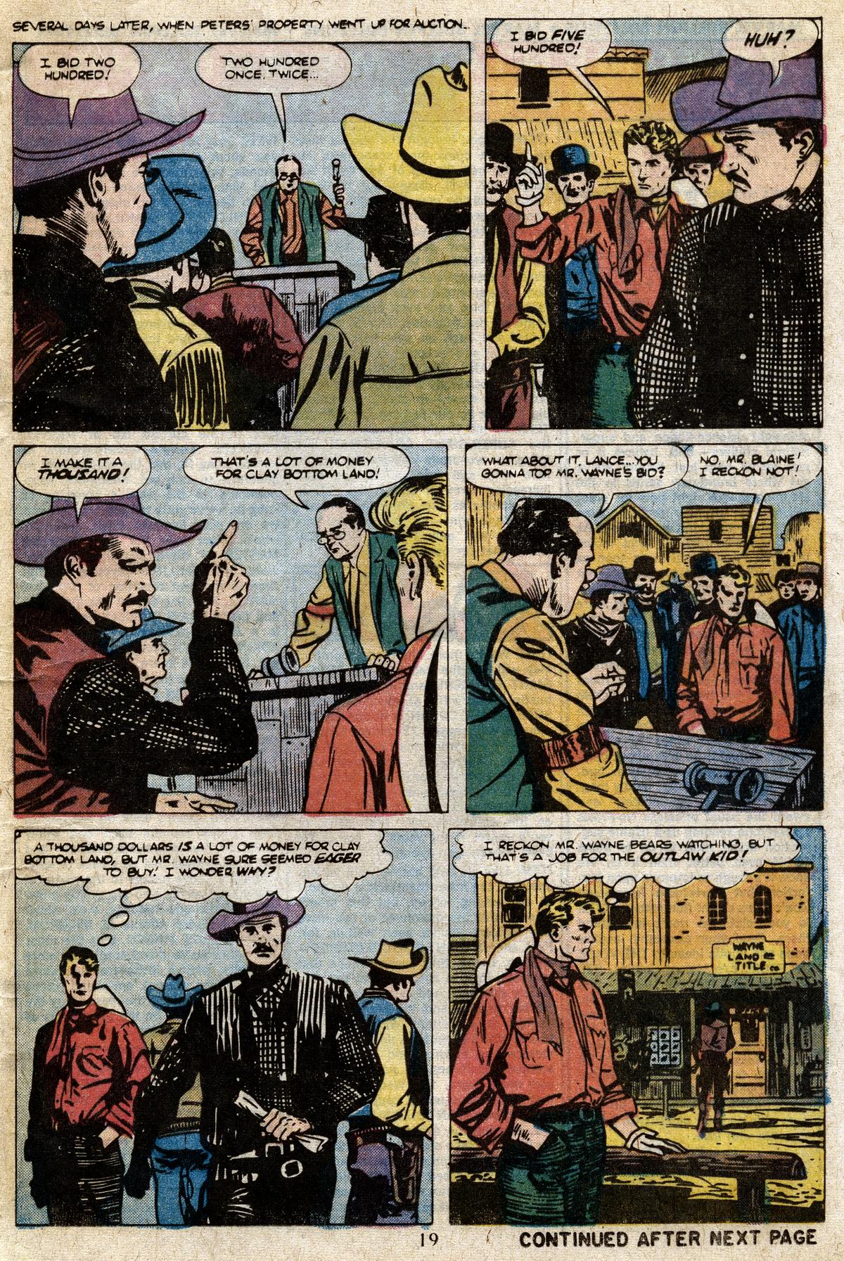 Read online The Outlaw Kid (1970) comic -  Issue #23 - 21