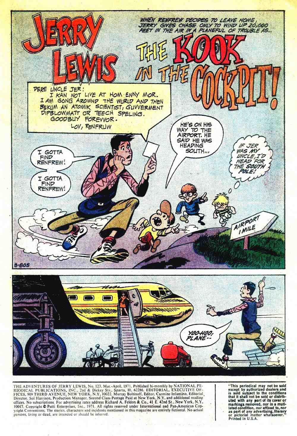 Read online The Adventures of Jerry Lewis comic -  Issue #123 - 3
