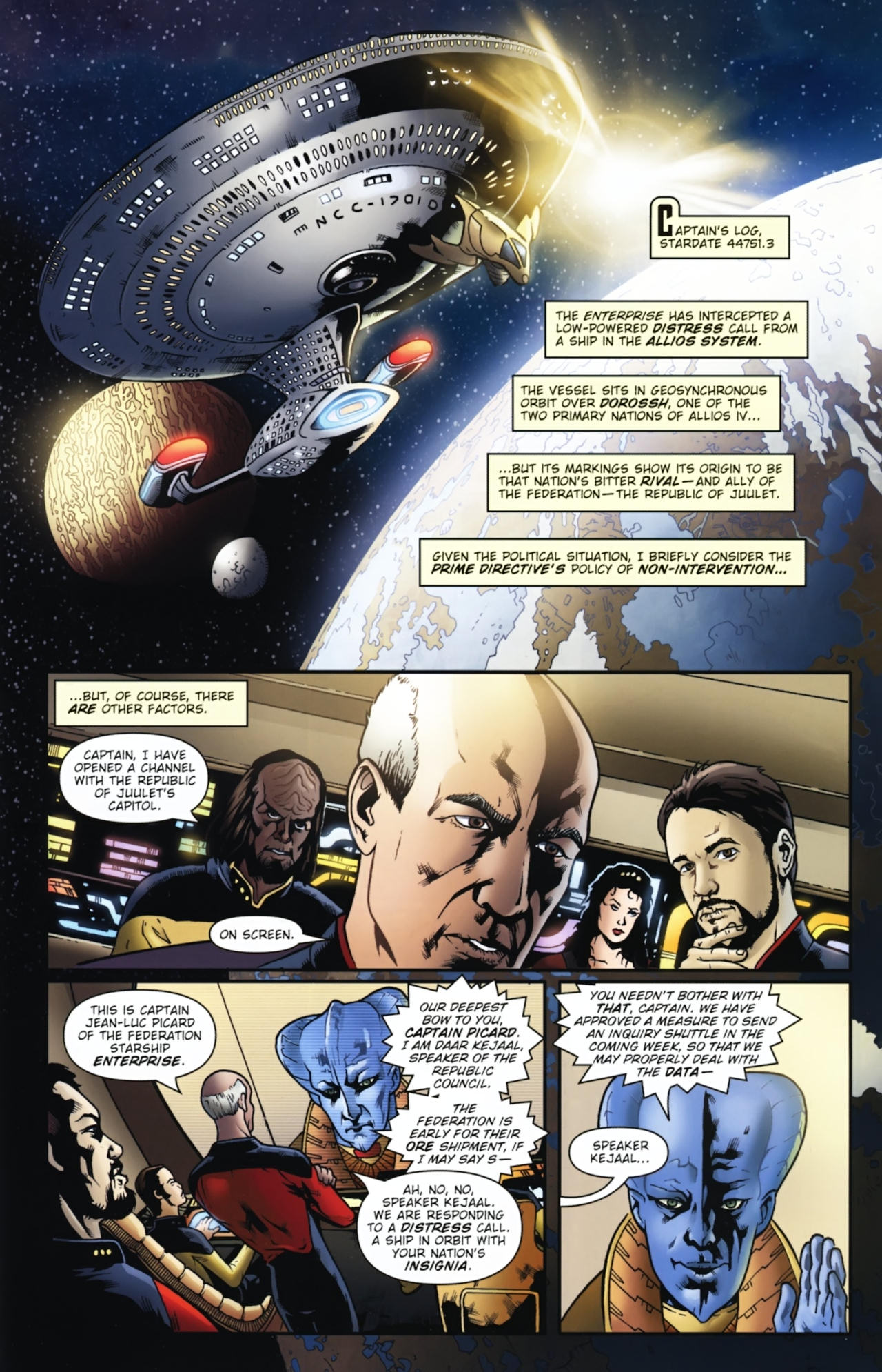 Read online Star Trek: The Next Generation: Ghosts comic -  Issue #1 - 3