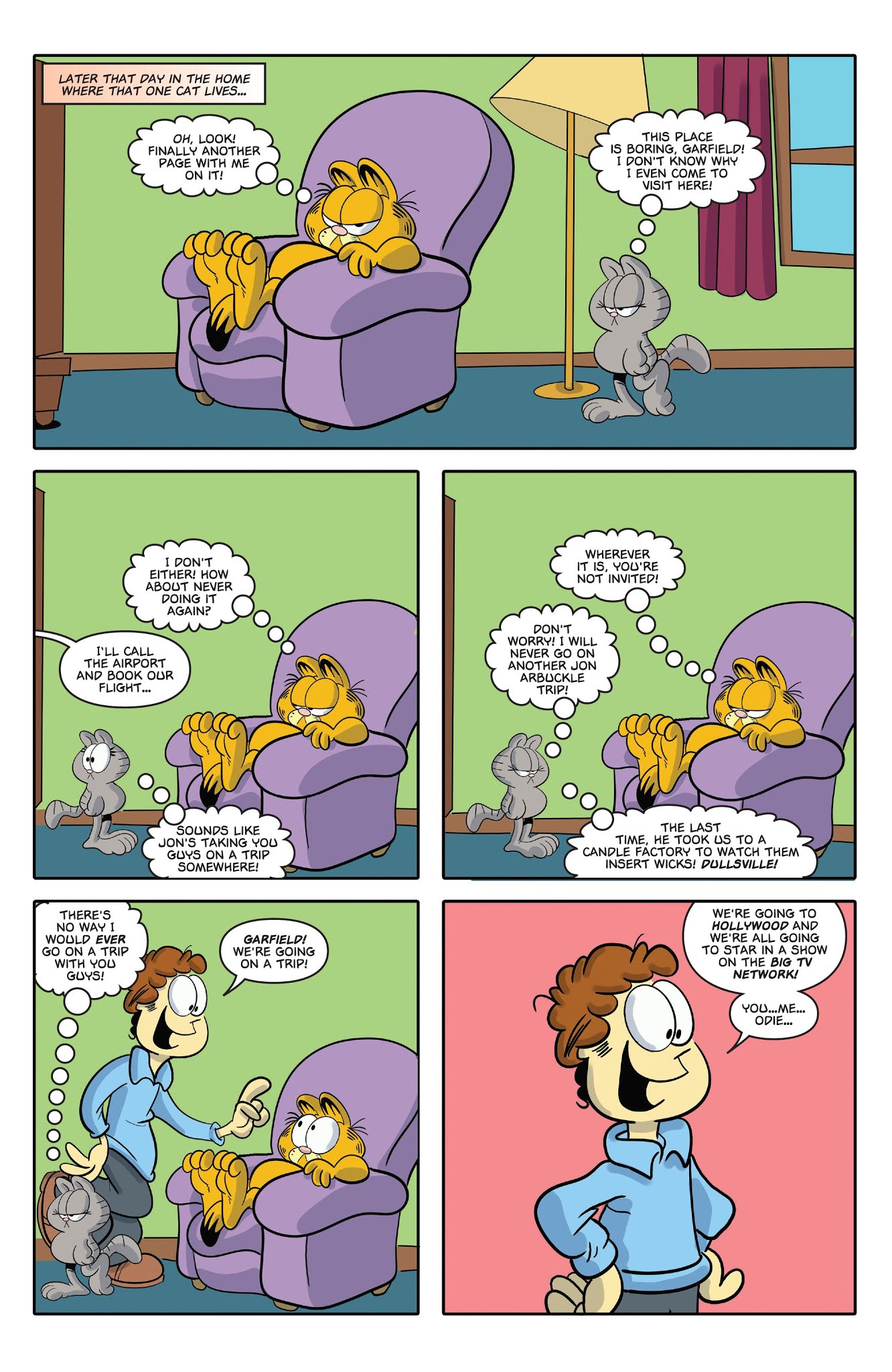 Read online Garfield 2018 TV Or Not TV? comic -  Issue # Full - 8