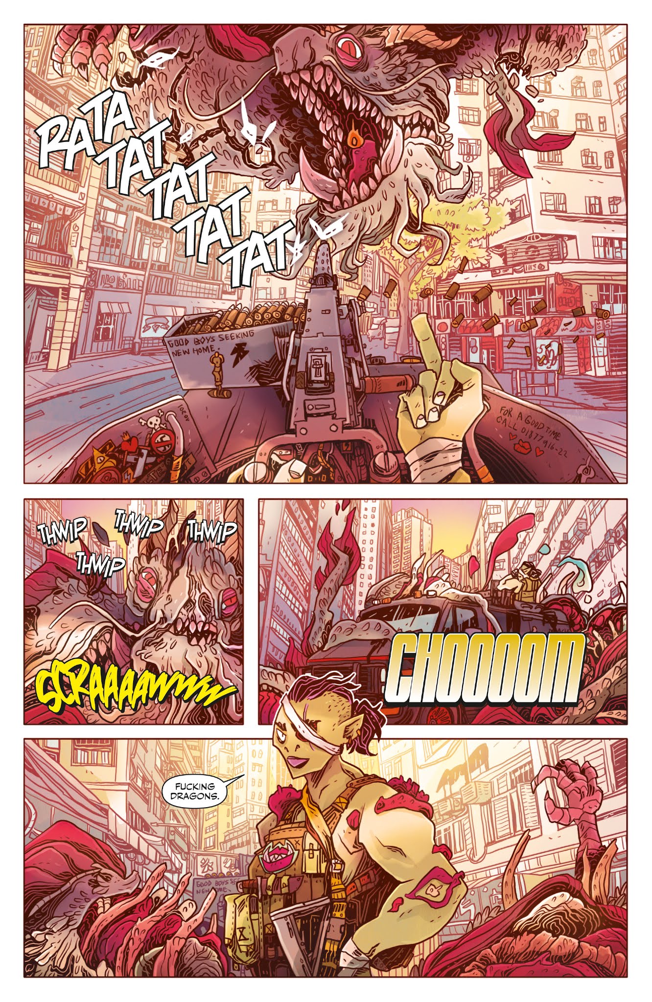 Read online Rat Queens Special: Neon Static comic -  Issue # Full - 13