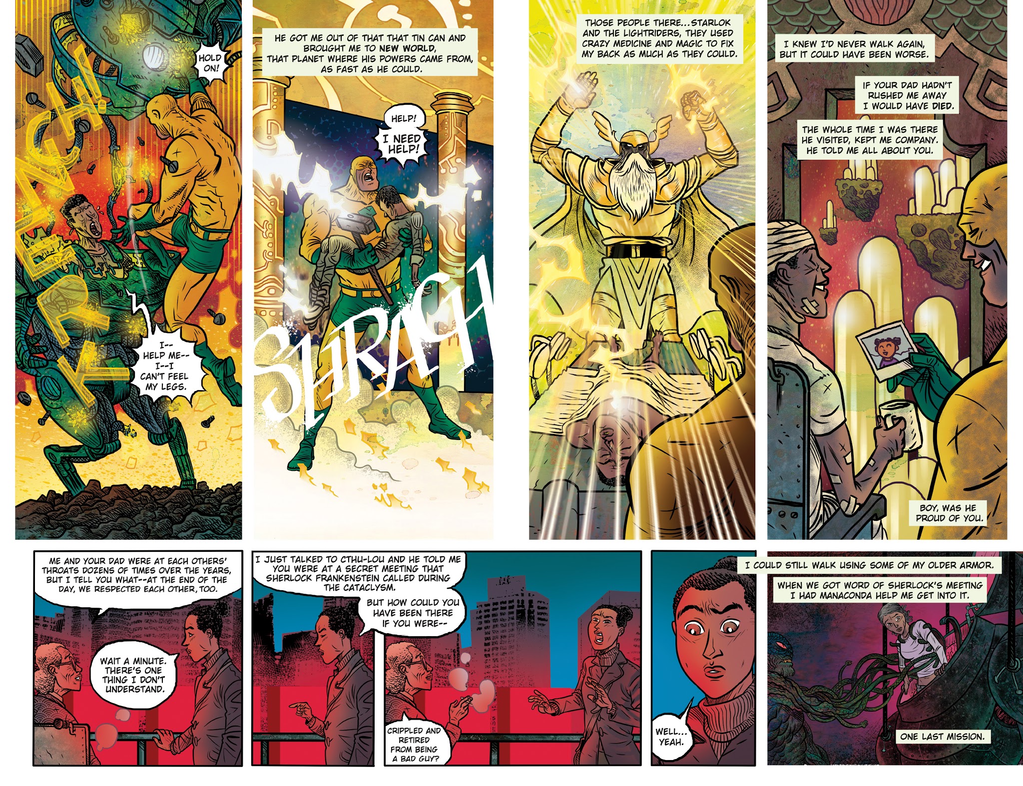 Read online Sherlock Frankenstein and the Legion of Evil comic -  Issue #3 - 14