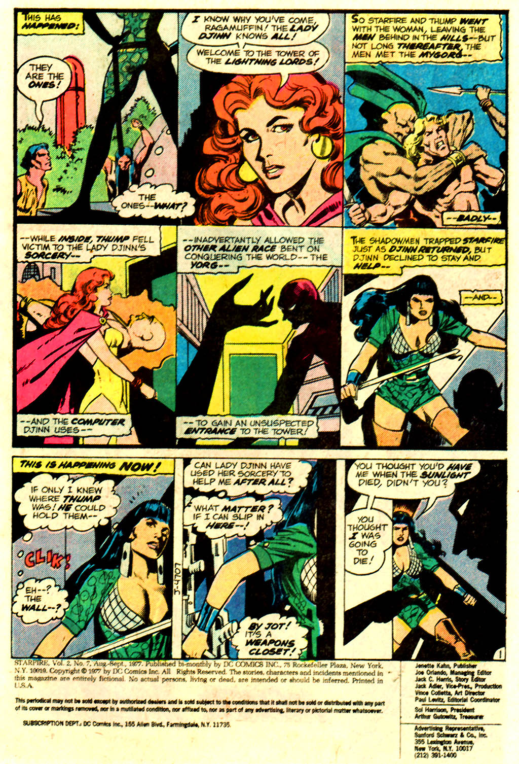 Read online Starfire (1976) comic -  Issue #7 - 3
