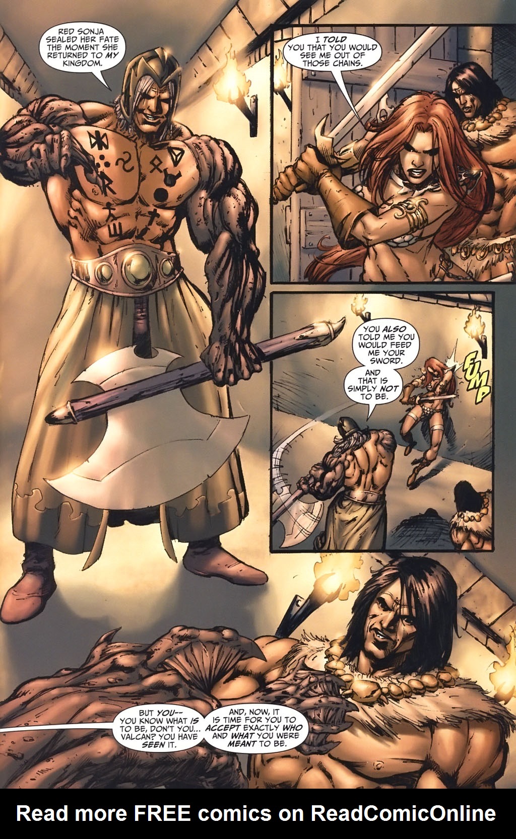 Read online Red Sonja / Claw The Unconquered: Devil's Hands comic -  Issue # TPB - 66