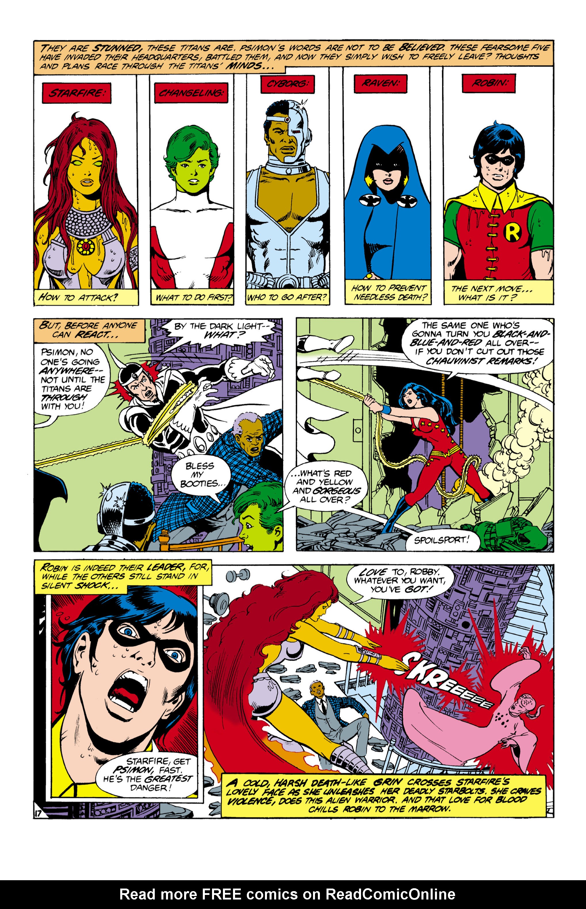 Read online The New Teen Titans (1980) comic -  Issue #7 - 18