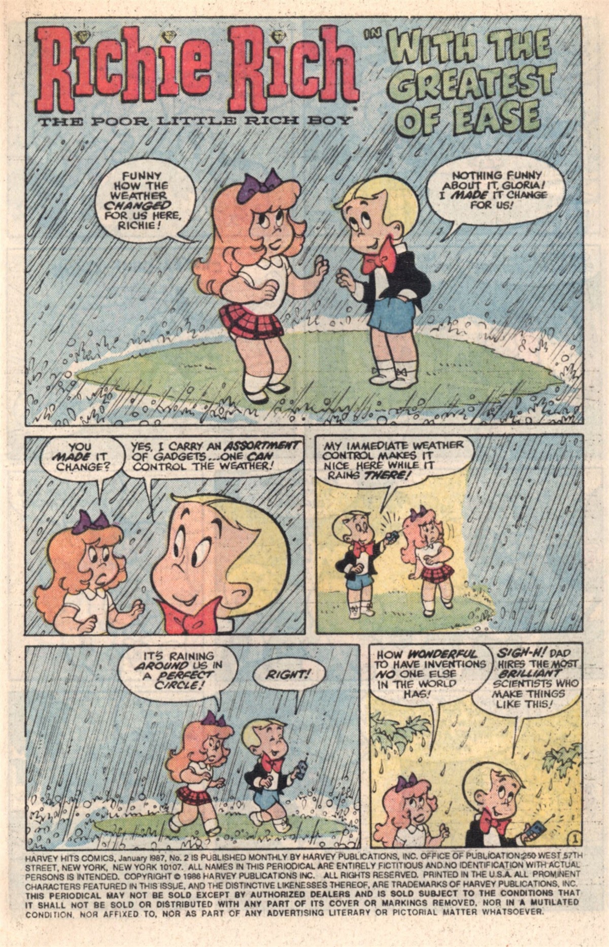 Read online Harvey Hits Comics comic -  Issue #2 - 5