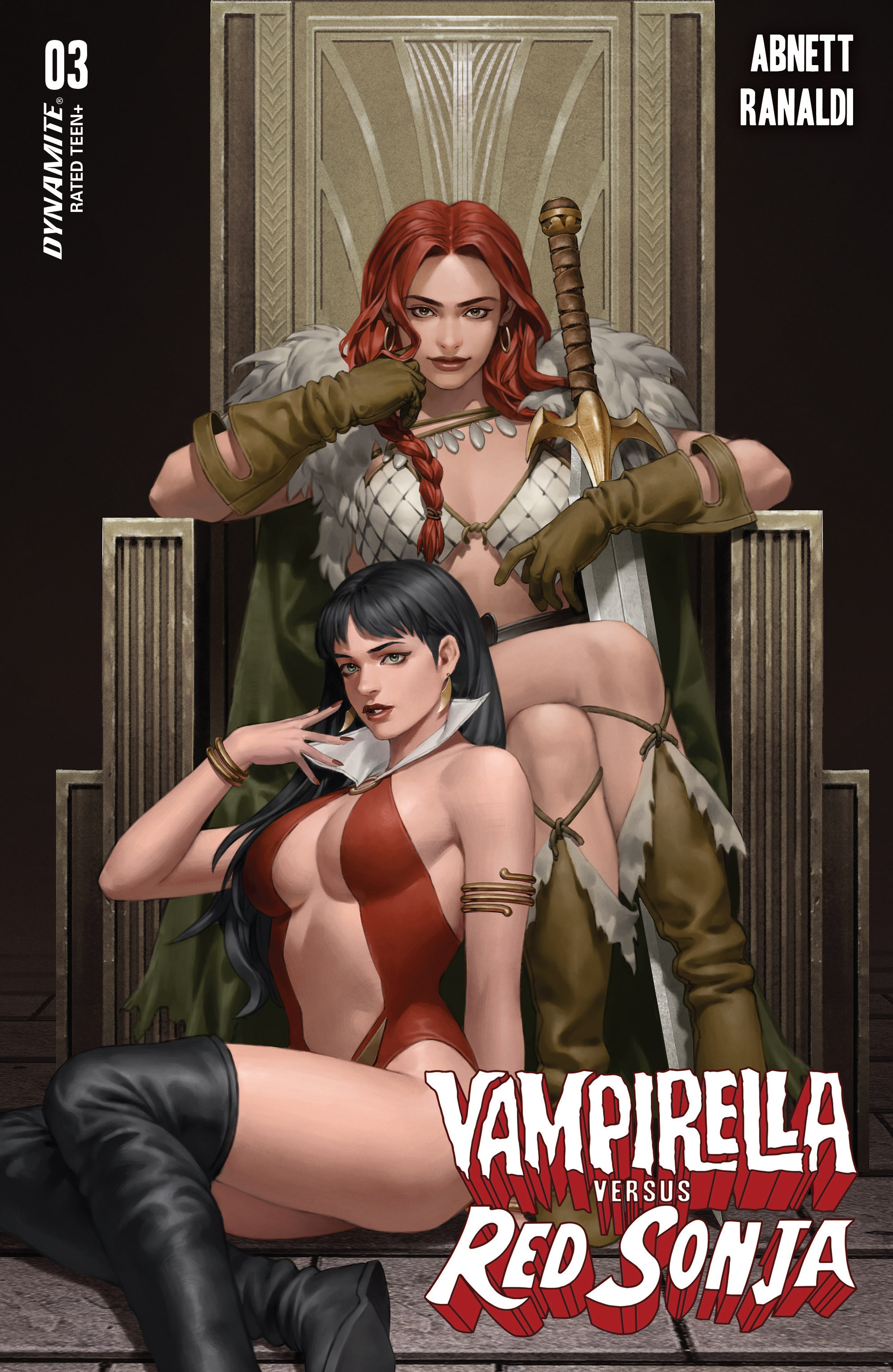 Read online Vampirella Vs. Red Sonja comic -  Issue #3 - 4