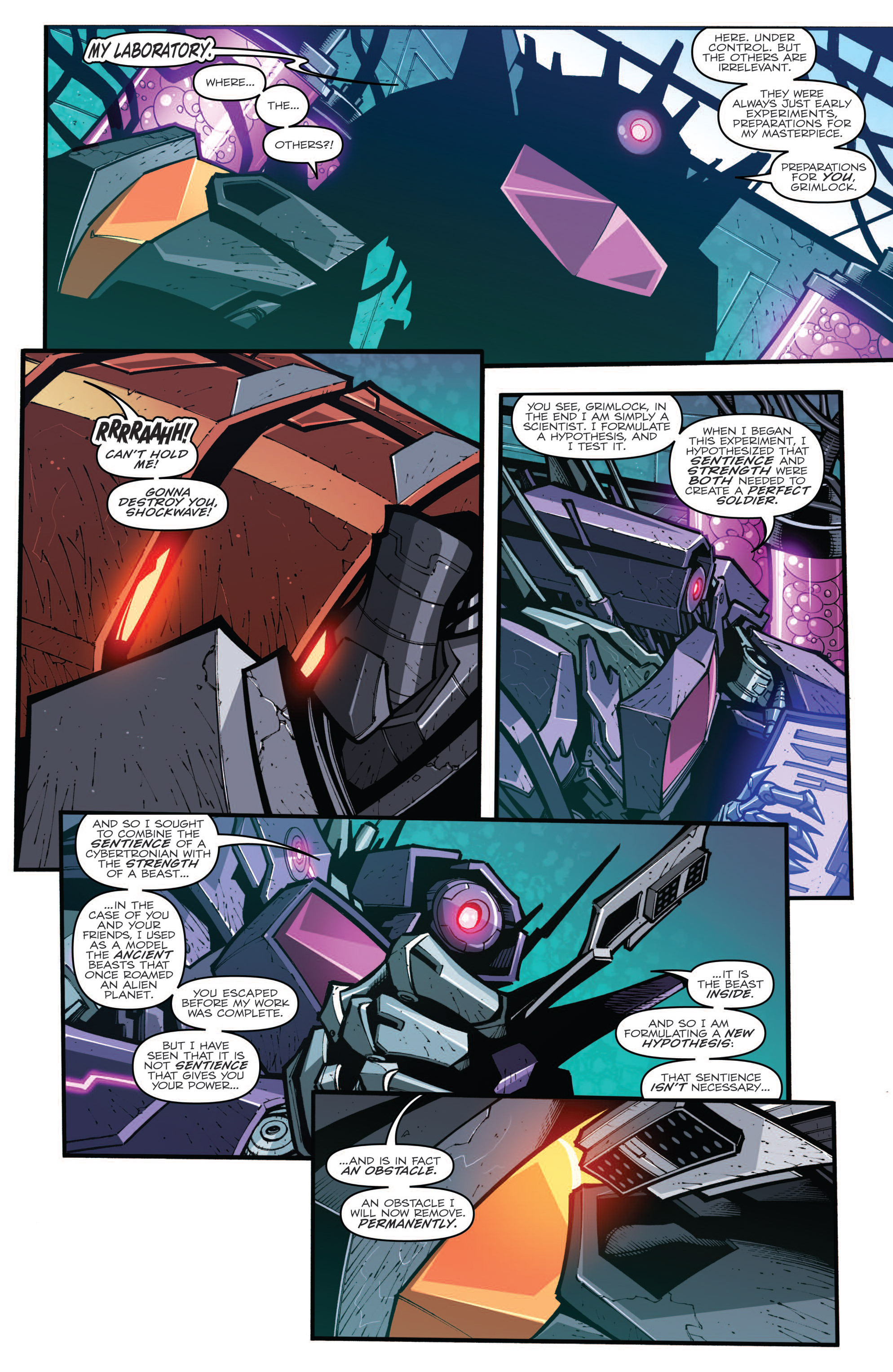Read online The Transformers Prime: Rage of the Dinobots comic -  Issue #4 - 10