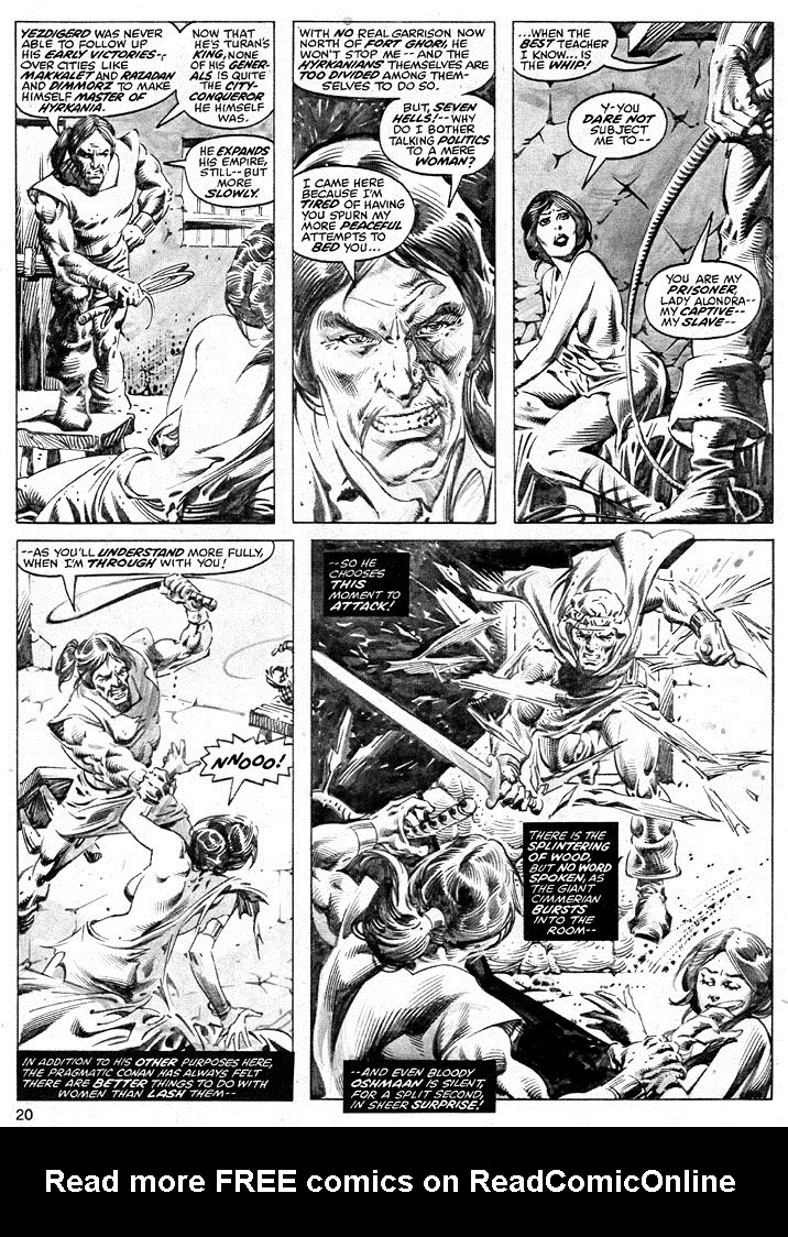 Read online The Savage Sword Of Conan comic -  Issue #37 - 20
