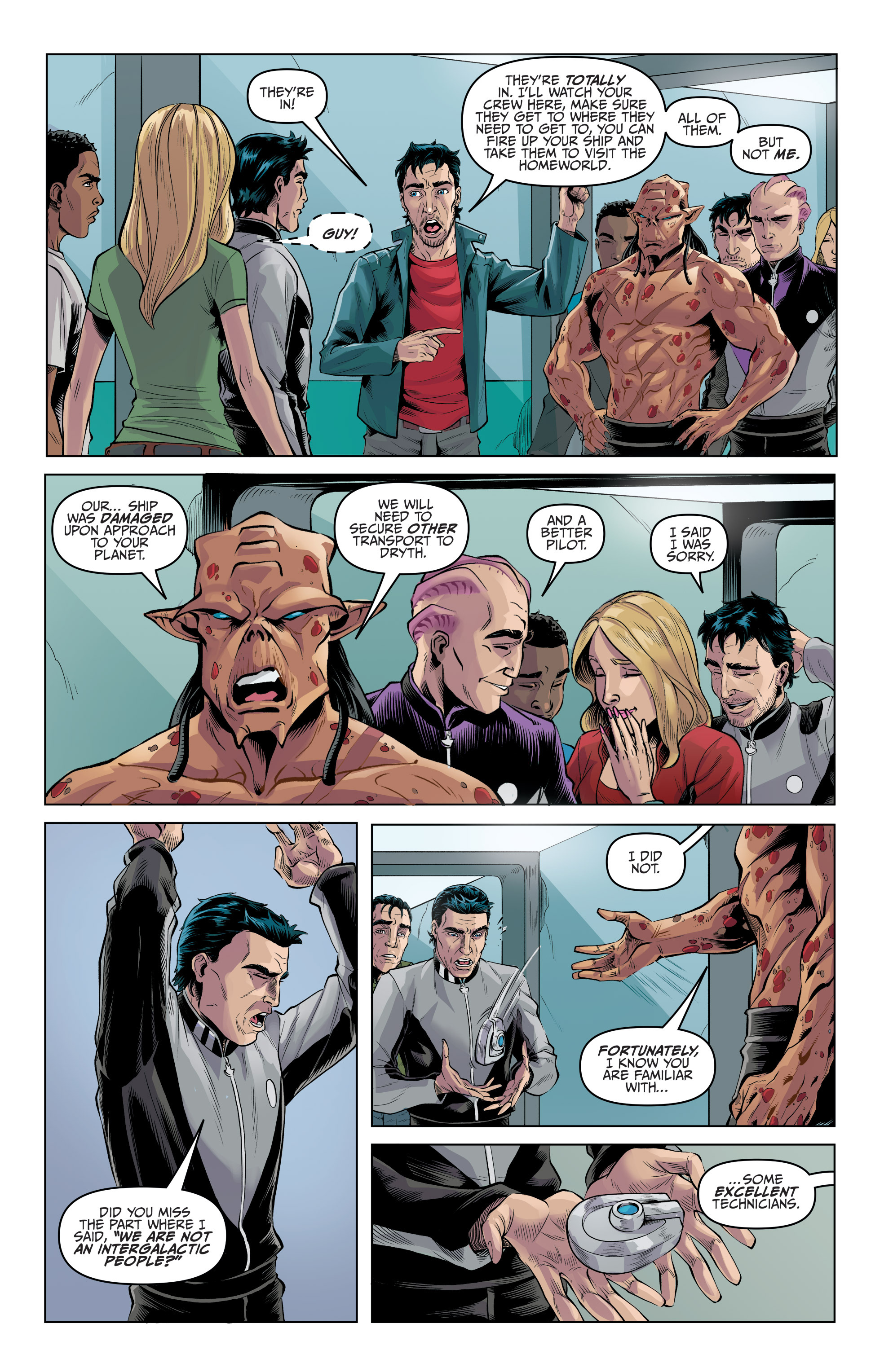Read online Galaxy Quest: The Journey Continues comic -  Issue #2 - 20