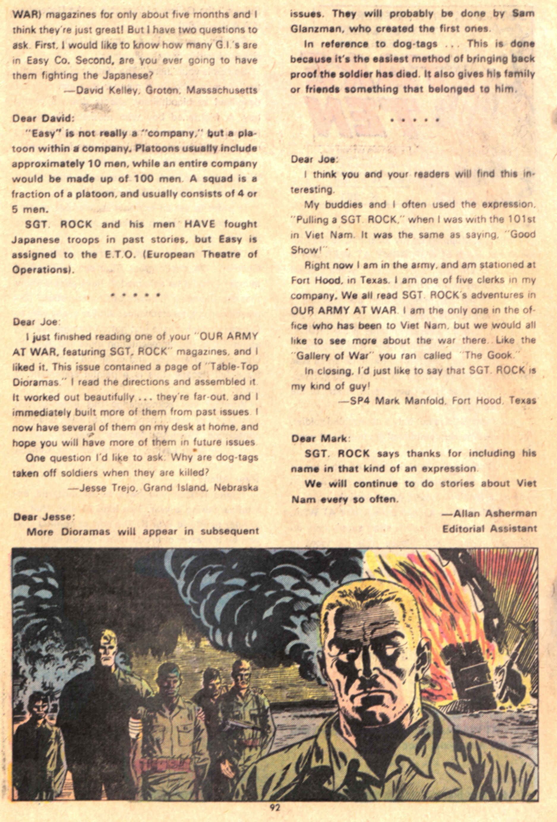 Read online Our Army at War (1952) comic -  Issue #269 - 92