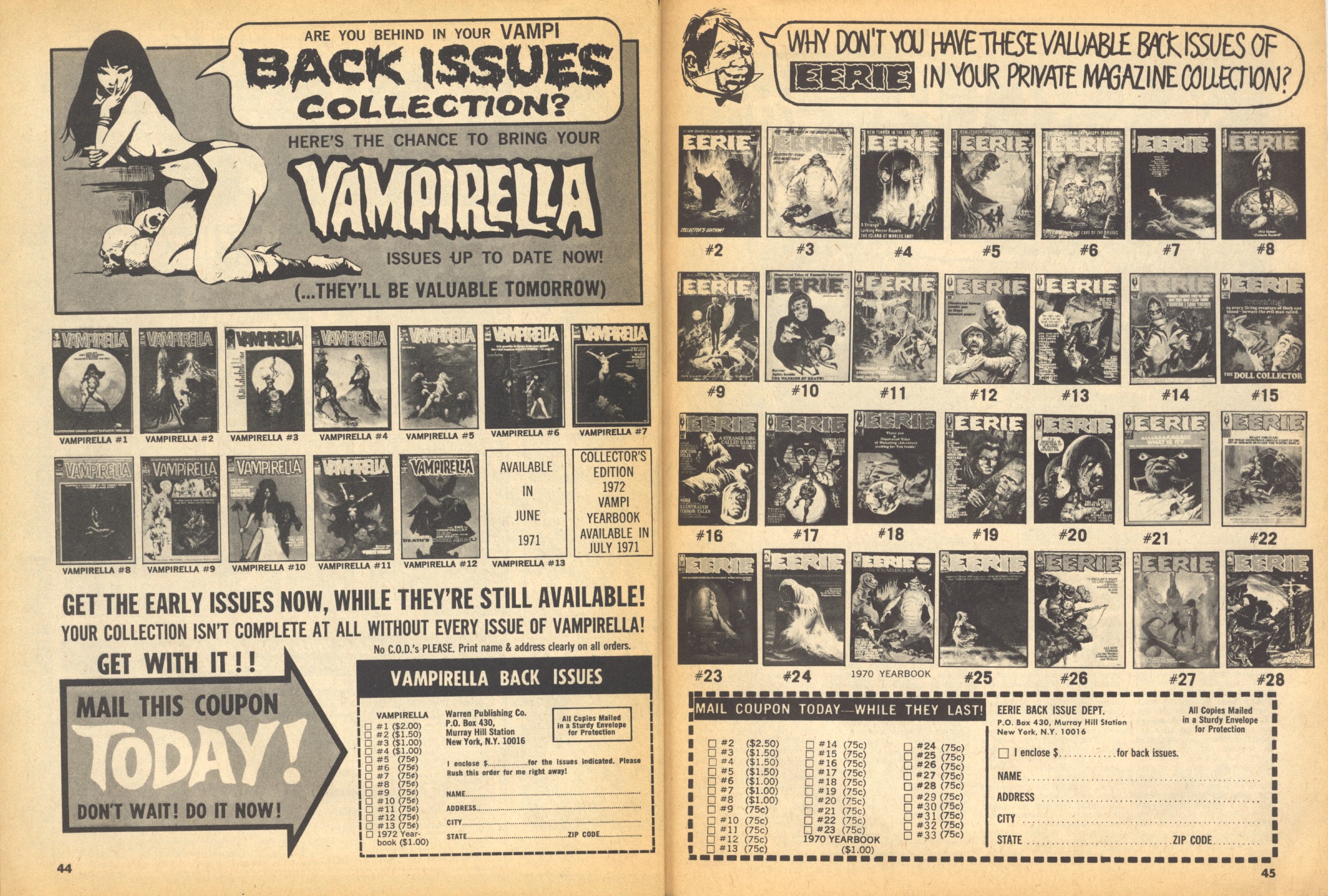 Read online Creepy (1964) comic -  Issue #40 - 43