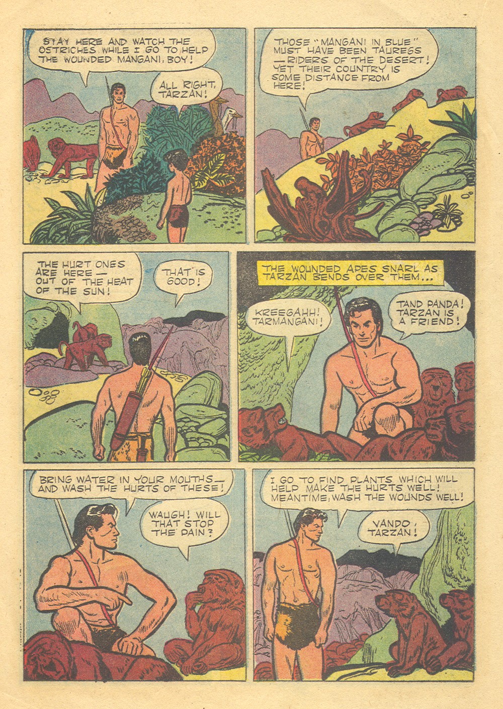 Read online Tarzan (1948) comic -  Issue #64 - 20