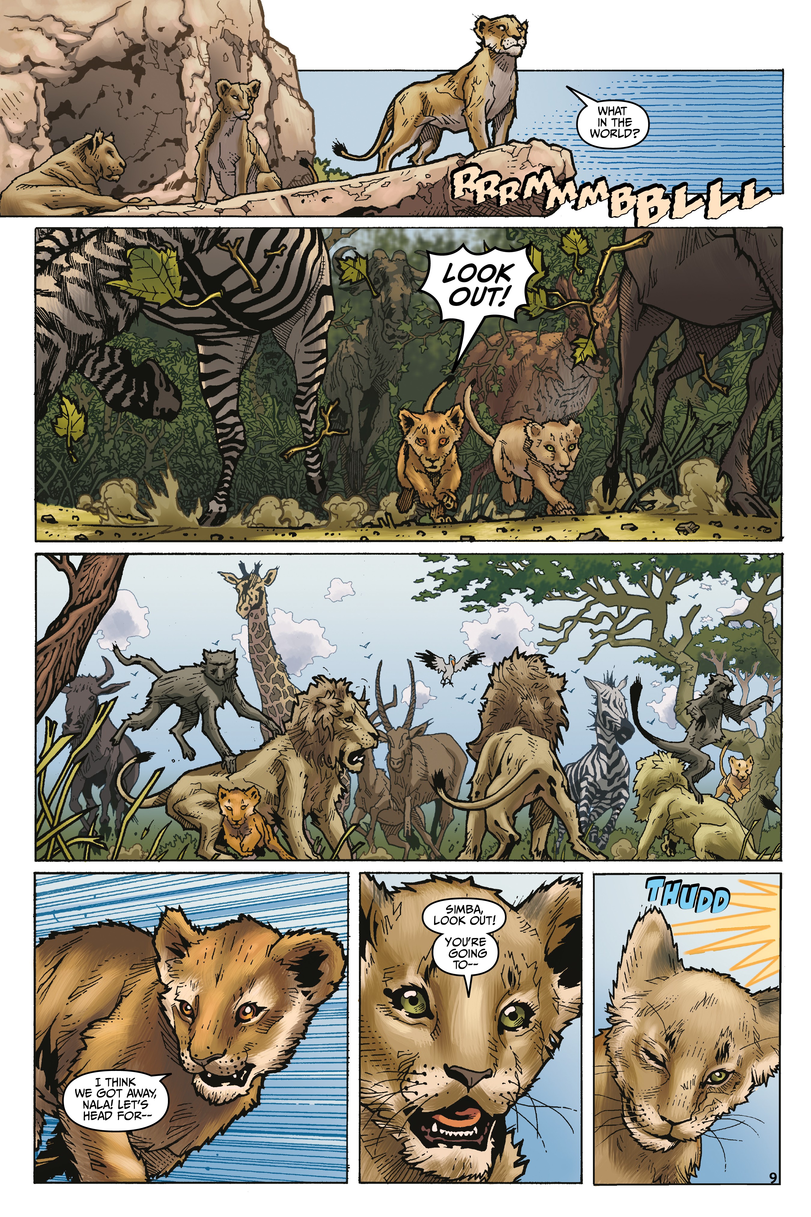 Read online Disney The Lion King: Wild Schemes and Catastrophes comic -  Issue # TPB - 10