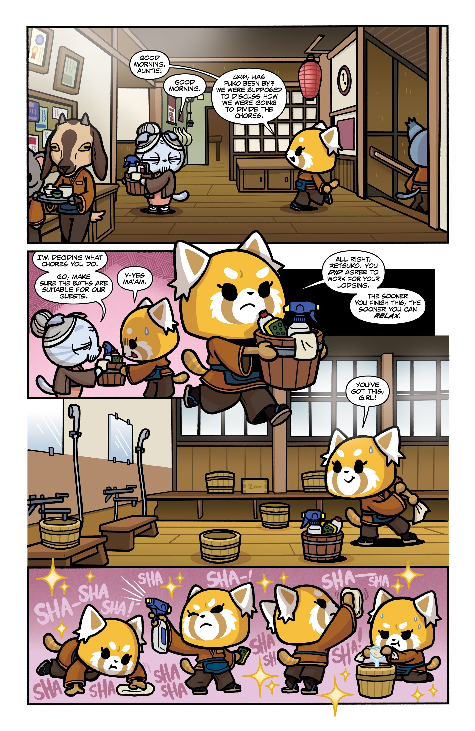 Read online Aggretsuko: Out of Office comic -  Issue #1 - 18