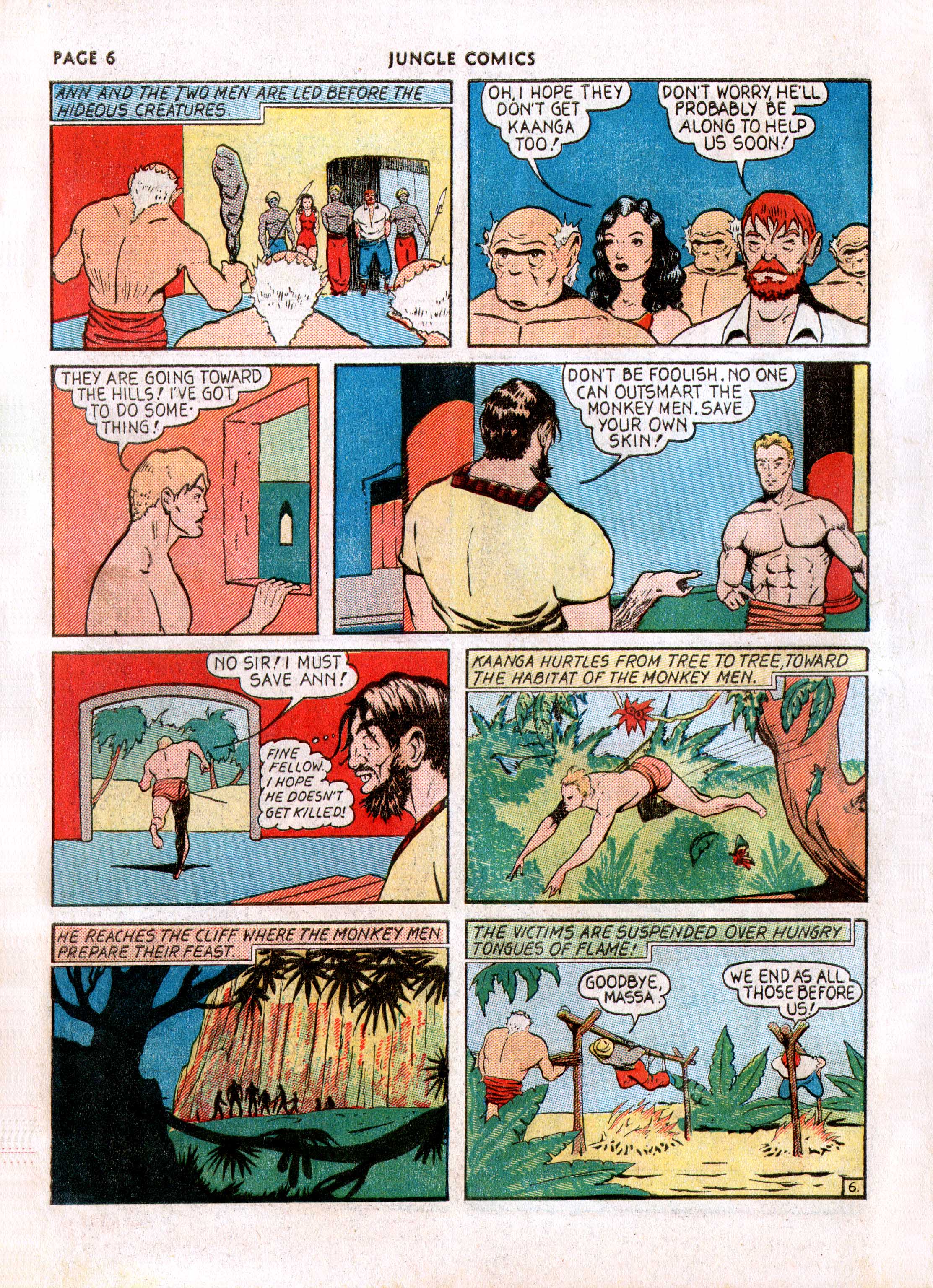 Read online Jungle Comics comic -  Issue #7 - 8