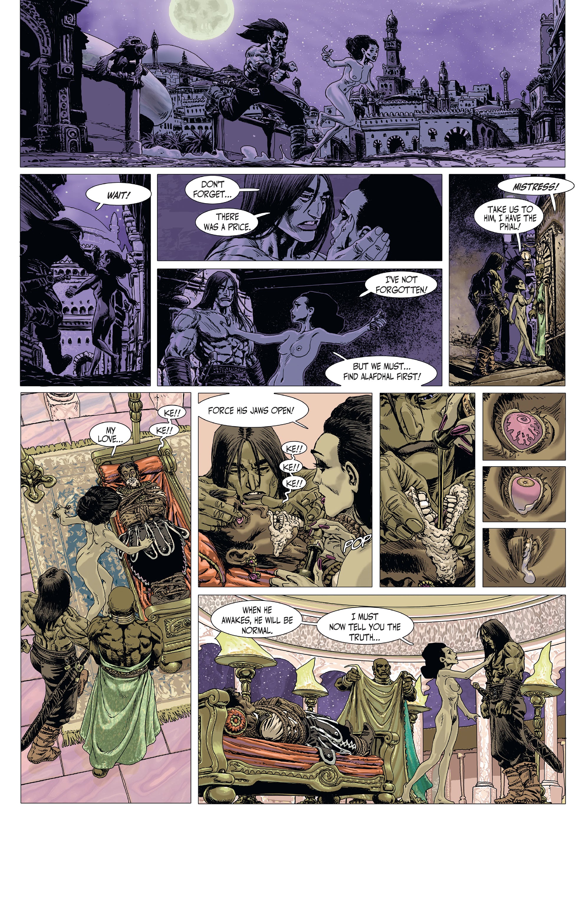 Read online The Cimmerian: The Man-Eaters Of Zamboula comic -  Issue #2 - 18