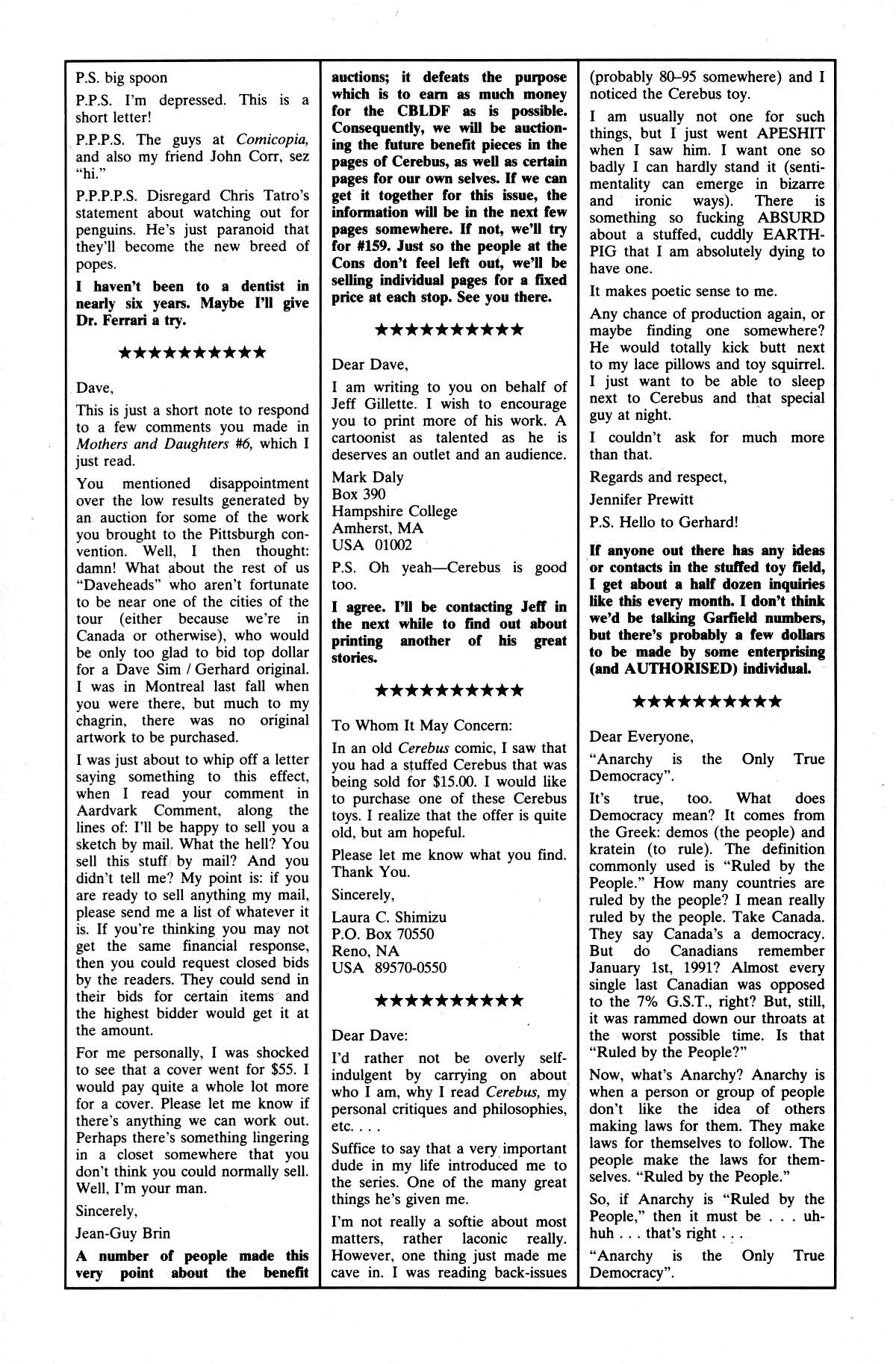 Read online Cerebus comic -  Issue #158 - 27