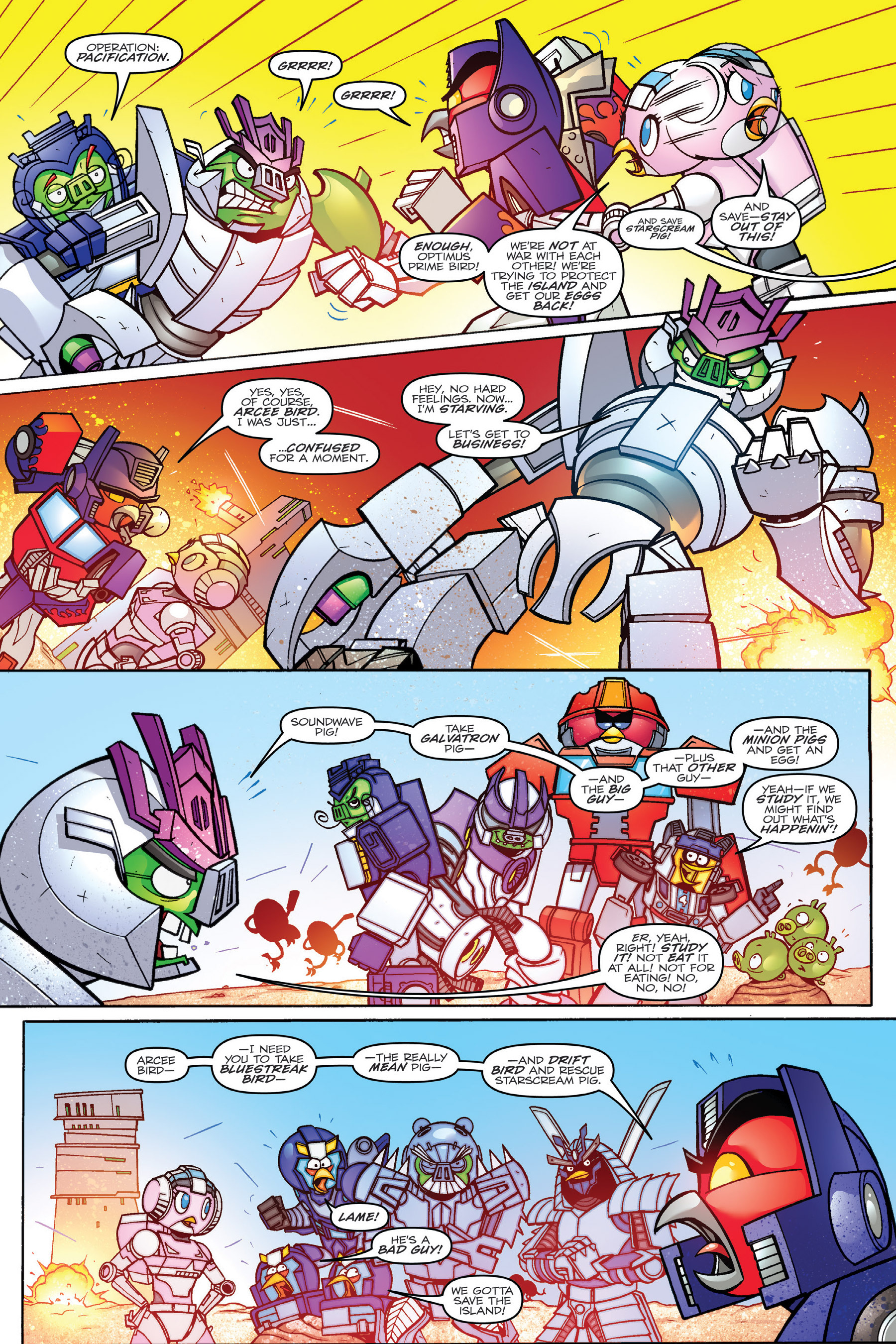 Read online Angry Birds Transformers: Age of Eggstinction comic -  Issue # Full - 54