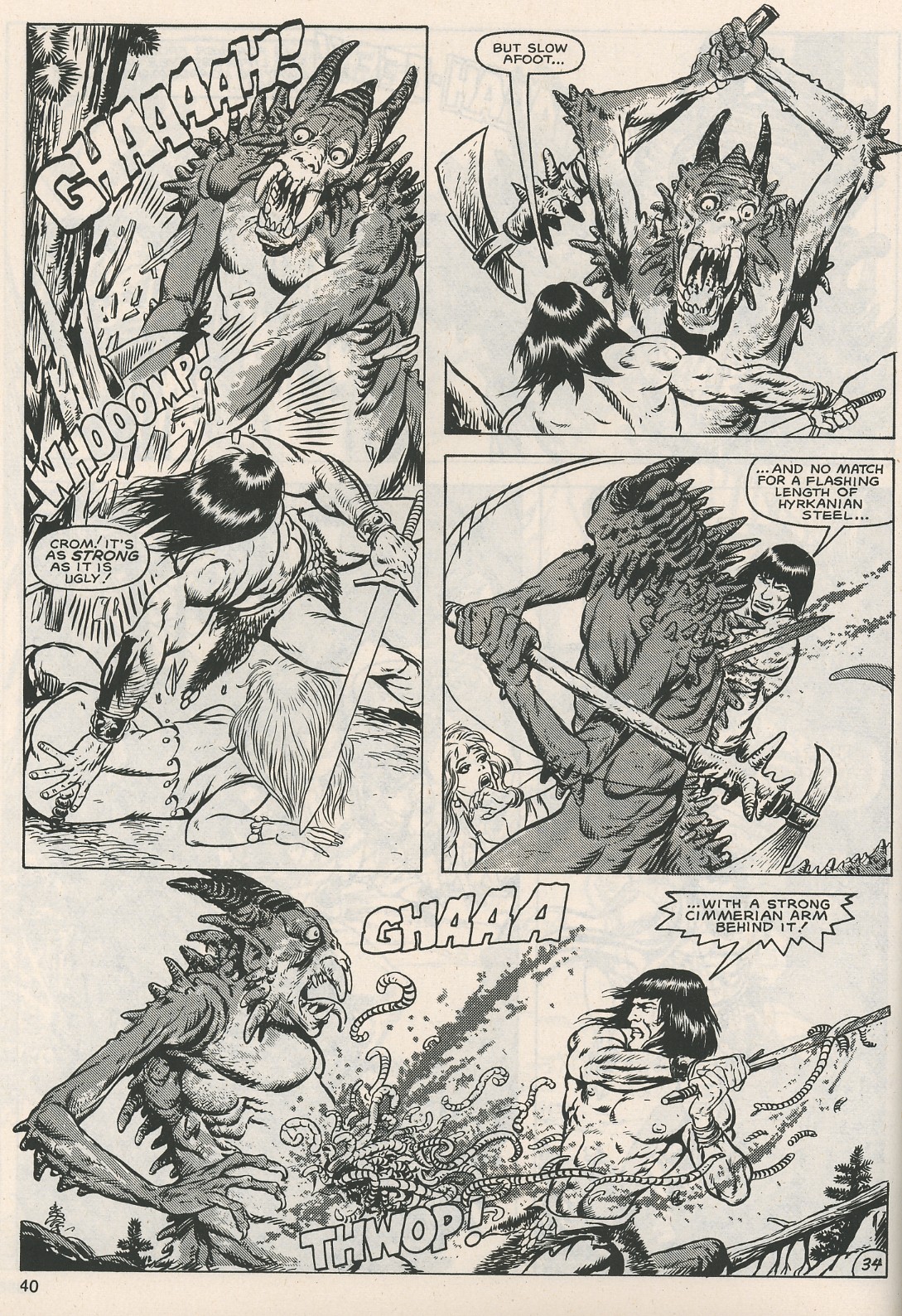 The Savage Sword Of Conan issue 118 - Page 38