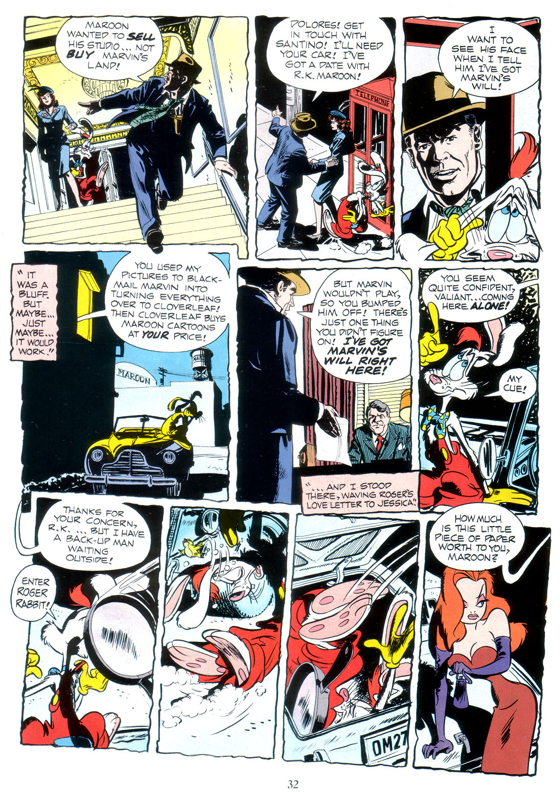 Read online Marvel Graphic Novel comic -  Issue #41 - Who Framed Roger Rabbit - 34