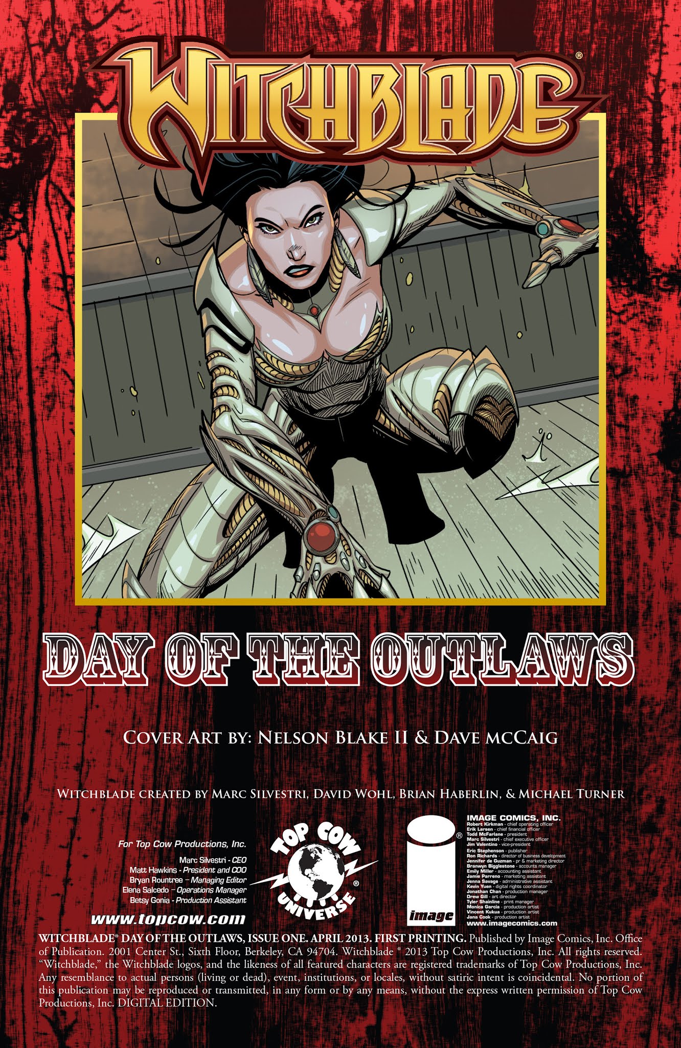 Read online Witchblade: Day of the Outlaws comic -  Issue # Full - 2