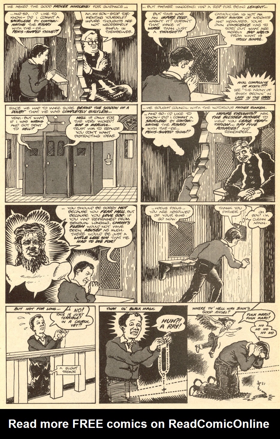 Read online Binky Brown Meets the Holy Virgin Mary comic -  Issue # Full - 27