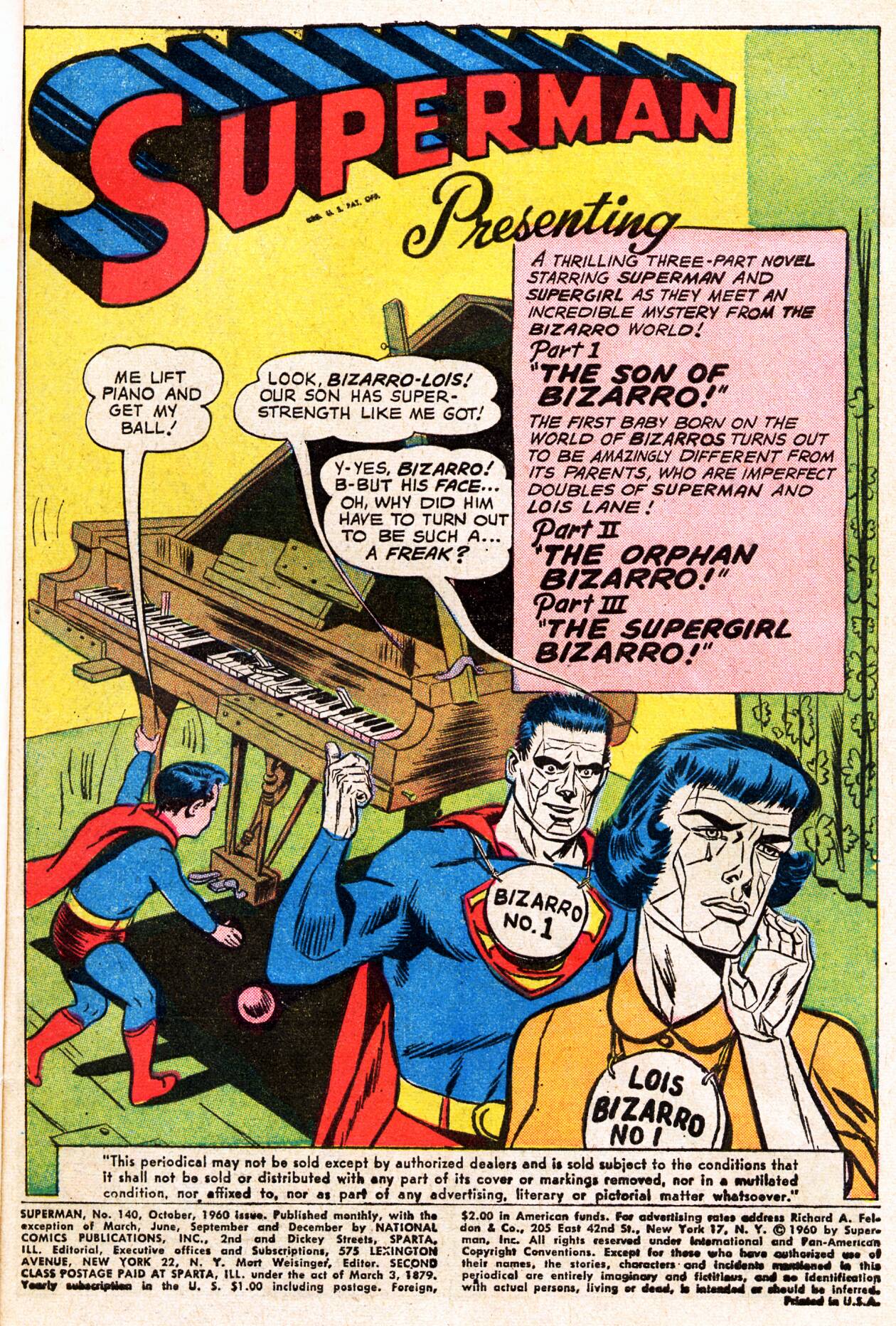 Read online Superman (1939) comic -  Issue #140 - 2