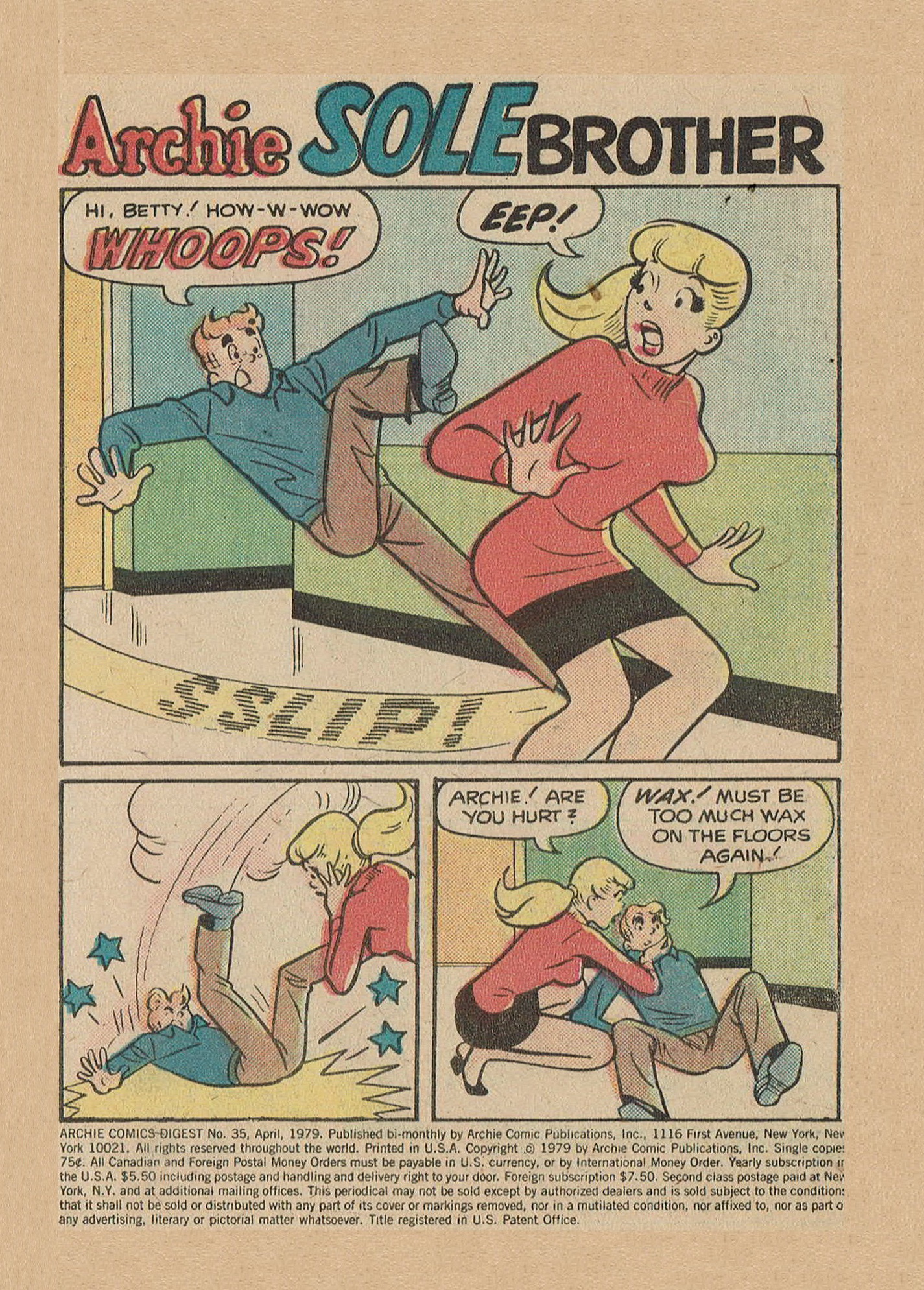 Read online Archie Digest Magazine comic -  Issue #35 - 3