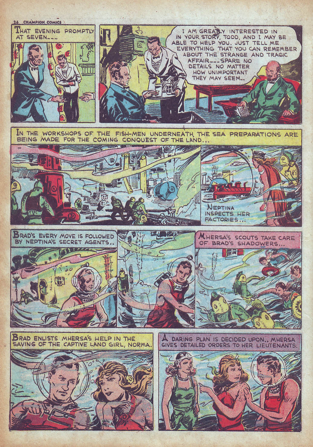 Read online Champion Comics comic -  Issue #4 - 28